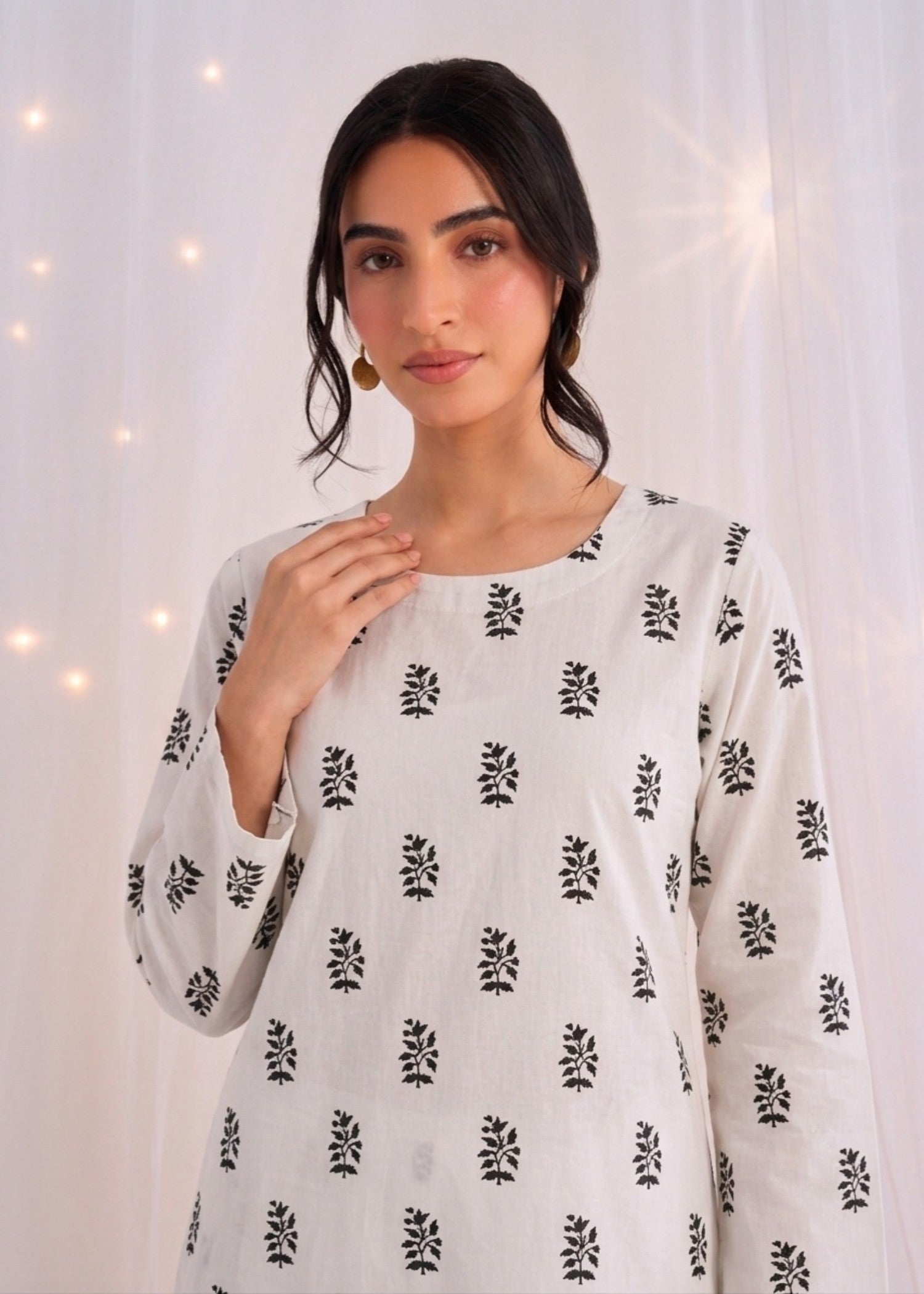 linen Co Ord Sets in White