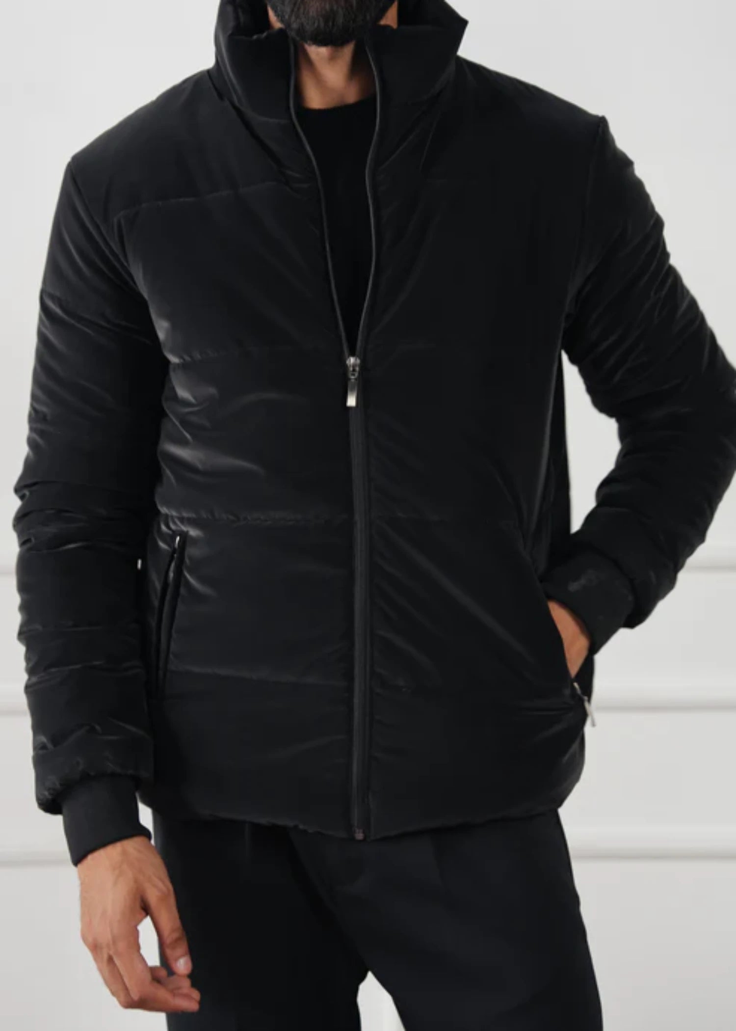 cotton Sweater in Jet black by Avant Garde