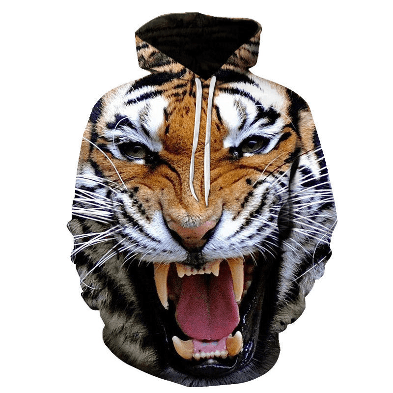 Digital Printed Sweatshirt Hoodie Men'S and Women'S Jacket
