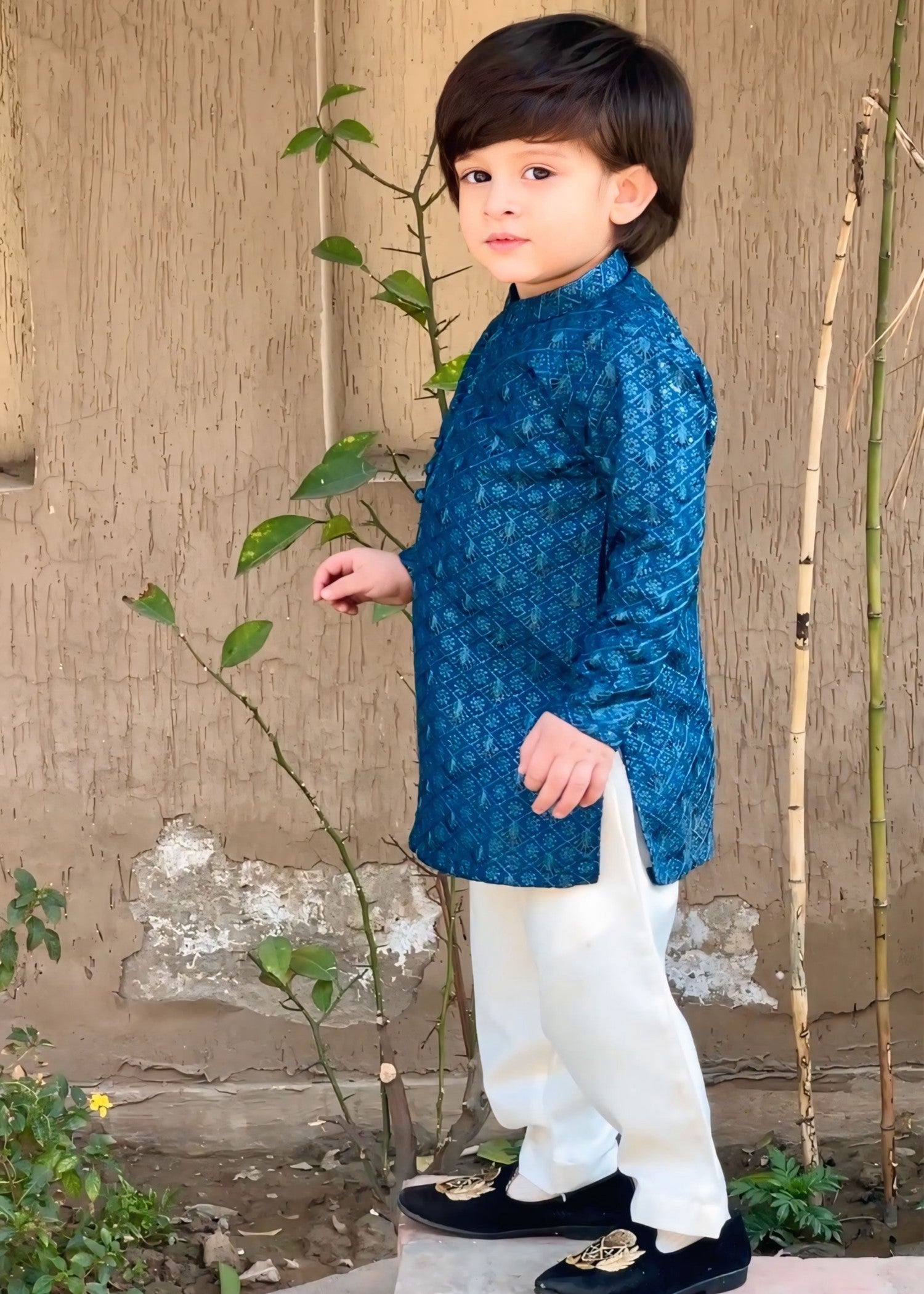 masuri Kurta in Blue