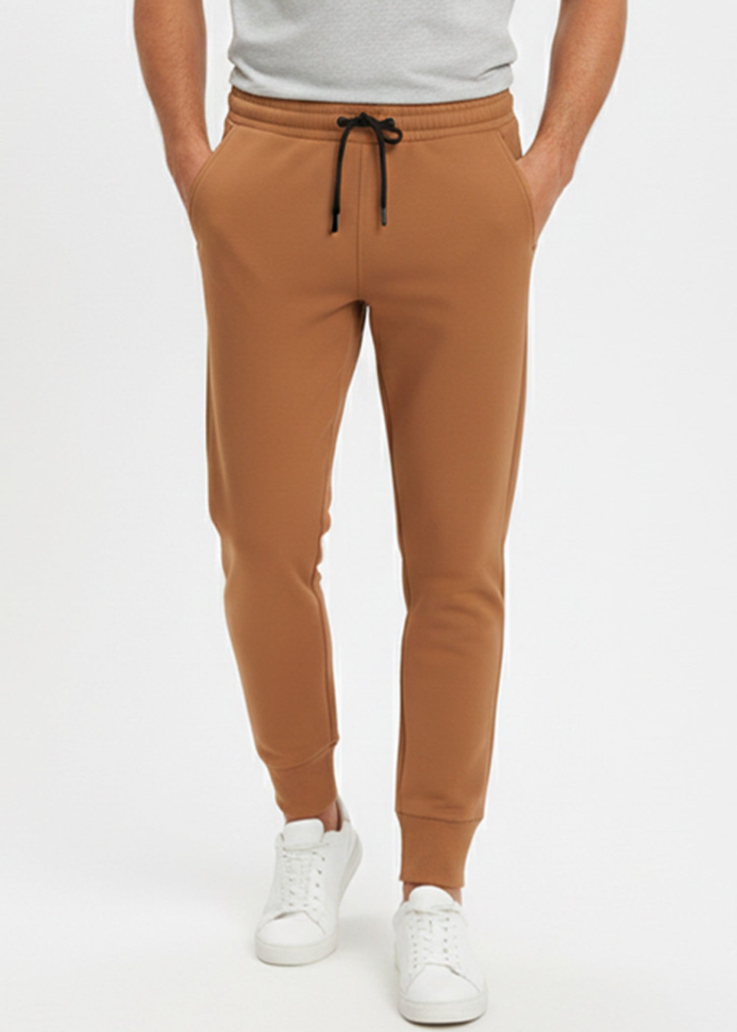 fleece Trousers in Mustard