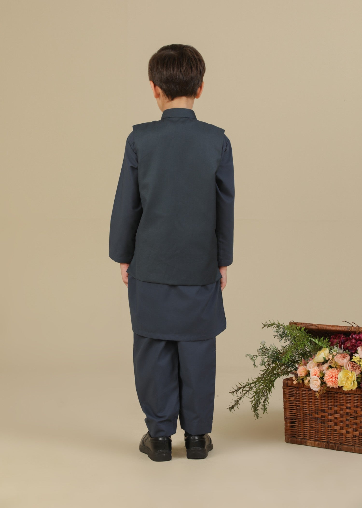 suiting Waistcoat in Charcoal