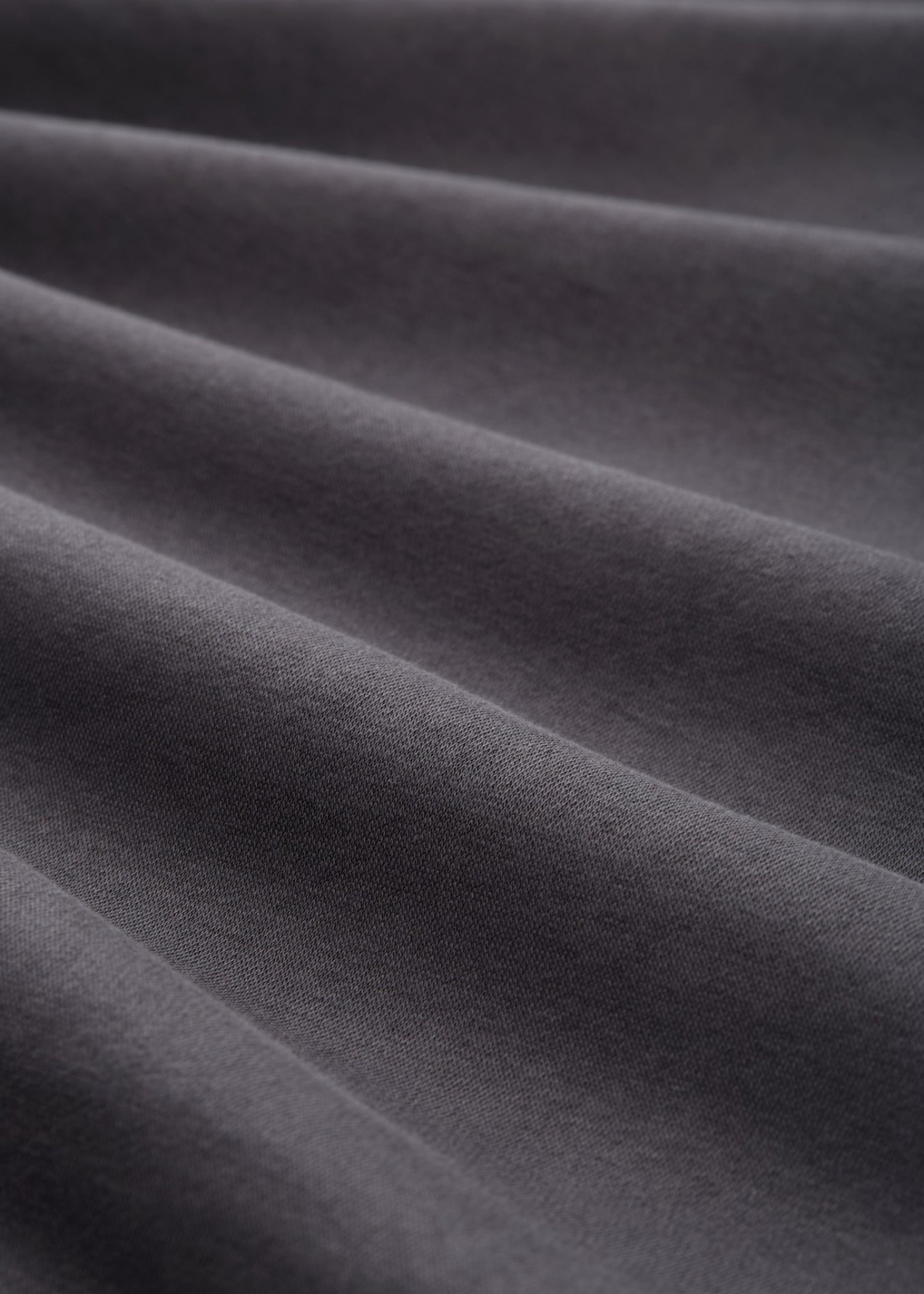 fleece Hoodie in Dark grey