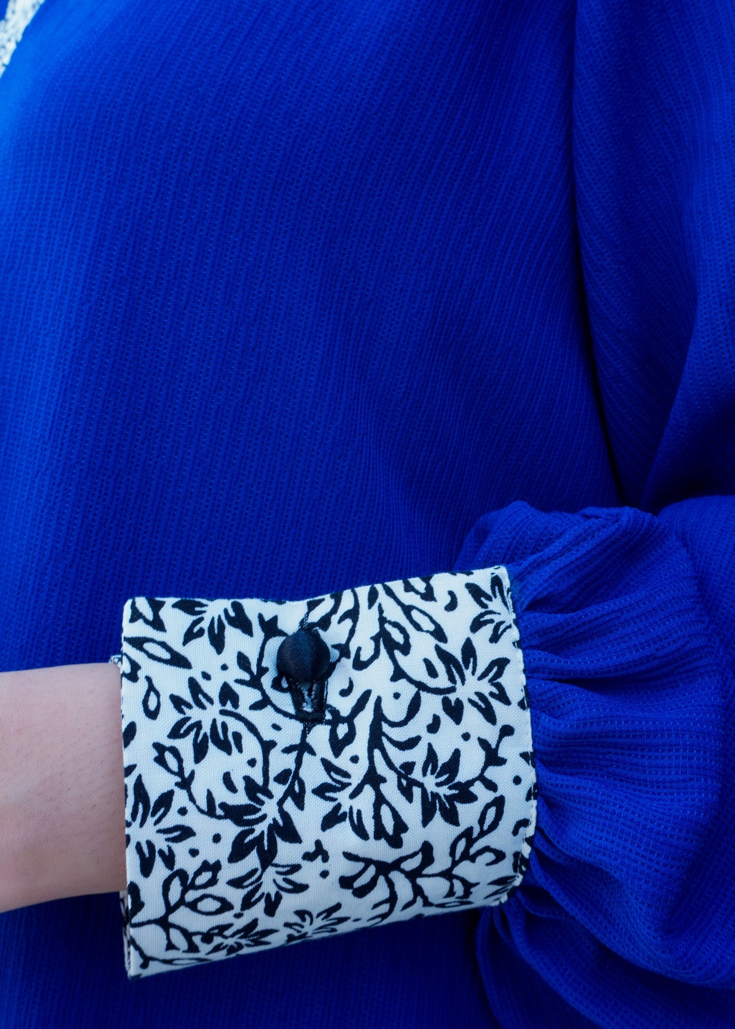 georgette Co Ord Sets in Cobalt blue