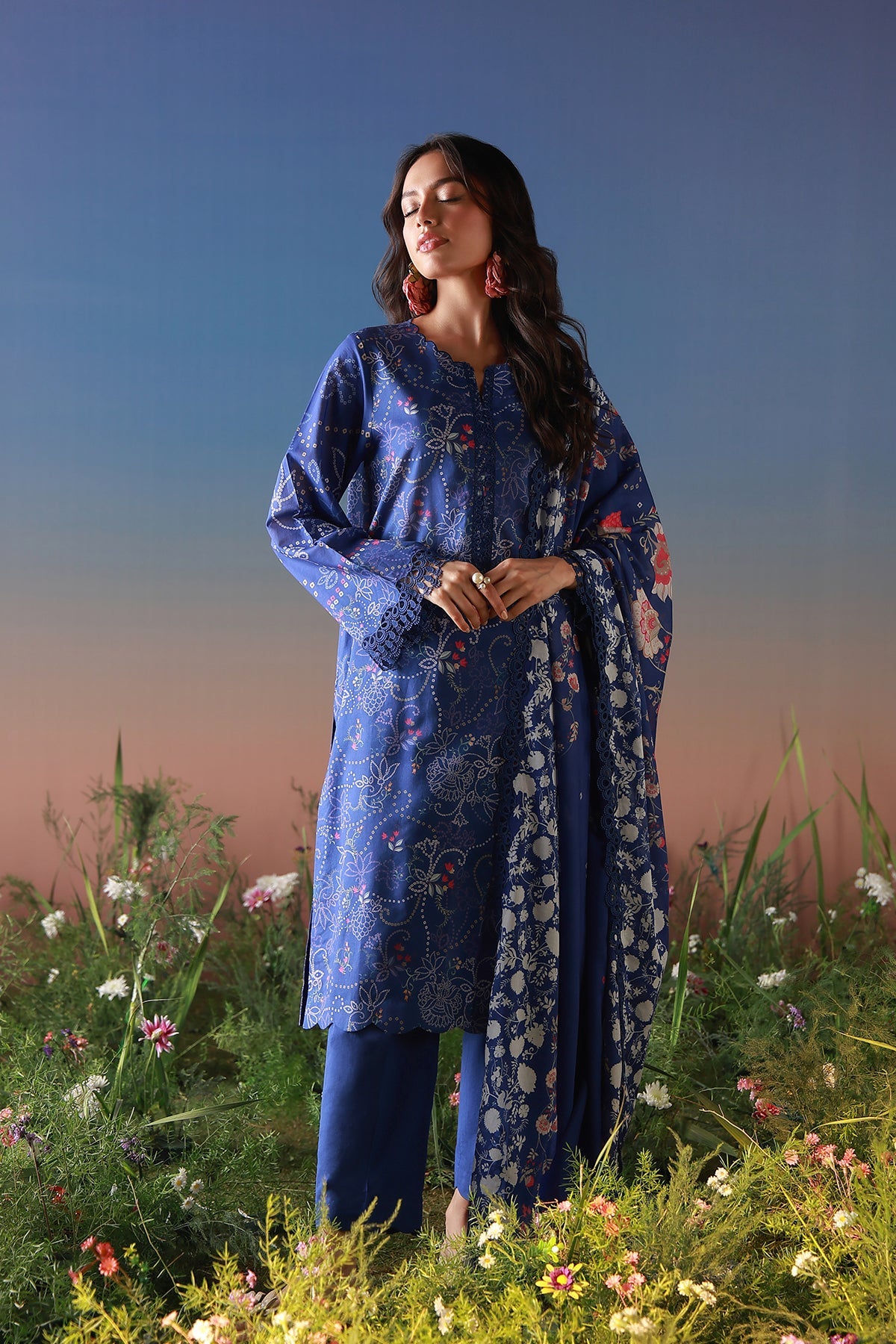 Mirha Lawn – Bandhni Delight