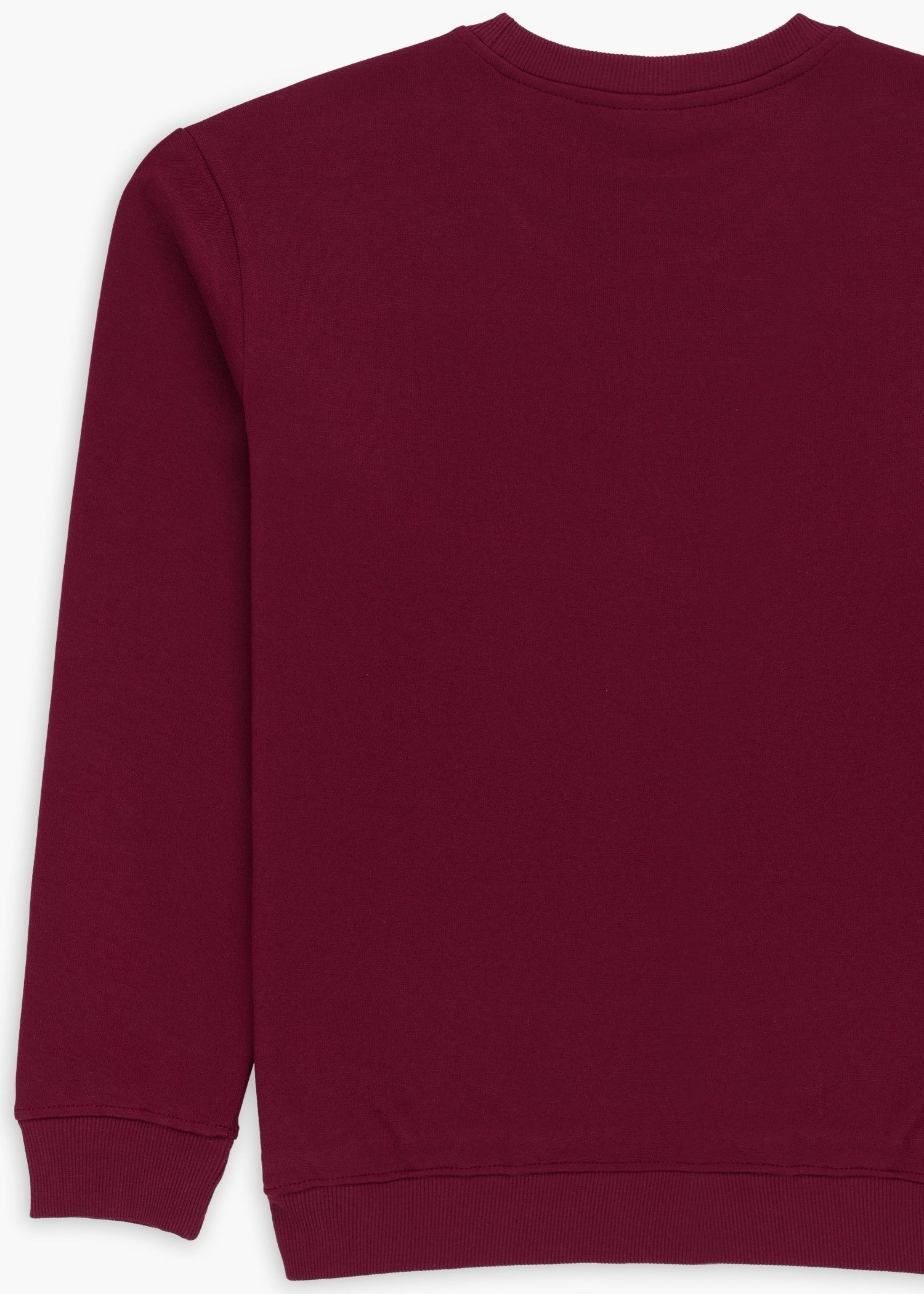 polycotton Sweatshirt in Blood red