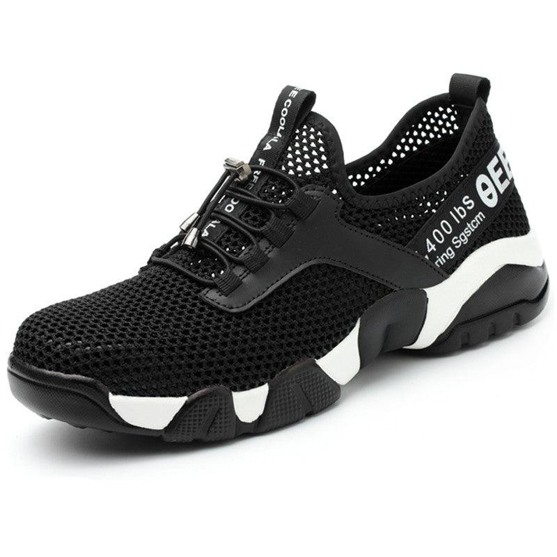 Men's Summer Breathable Large Mesh Labor Protective Shoes