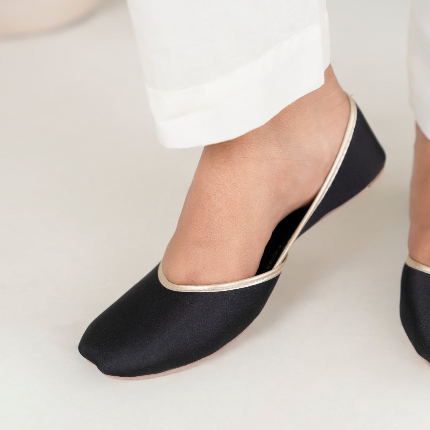 Khussa in Black by - High Quality Women Khussa LCE0697