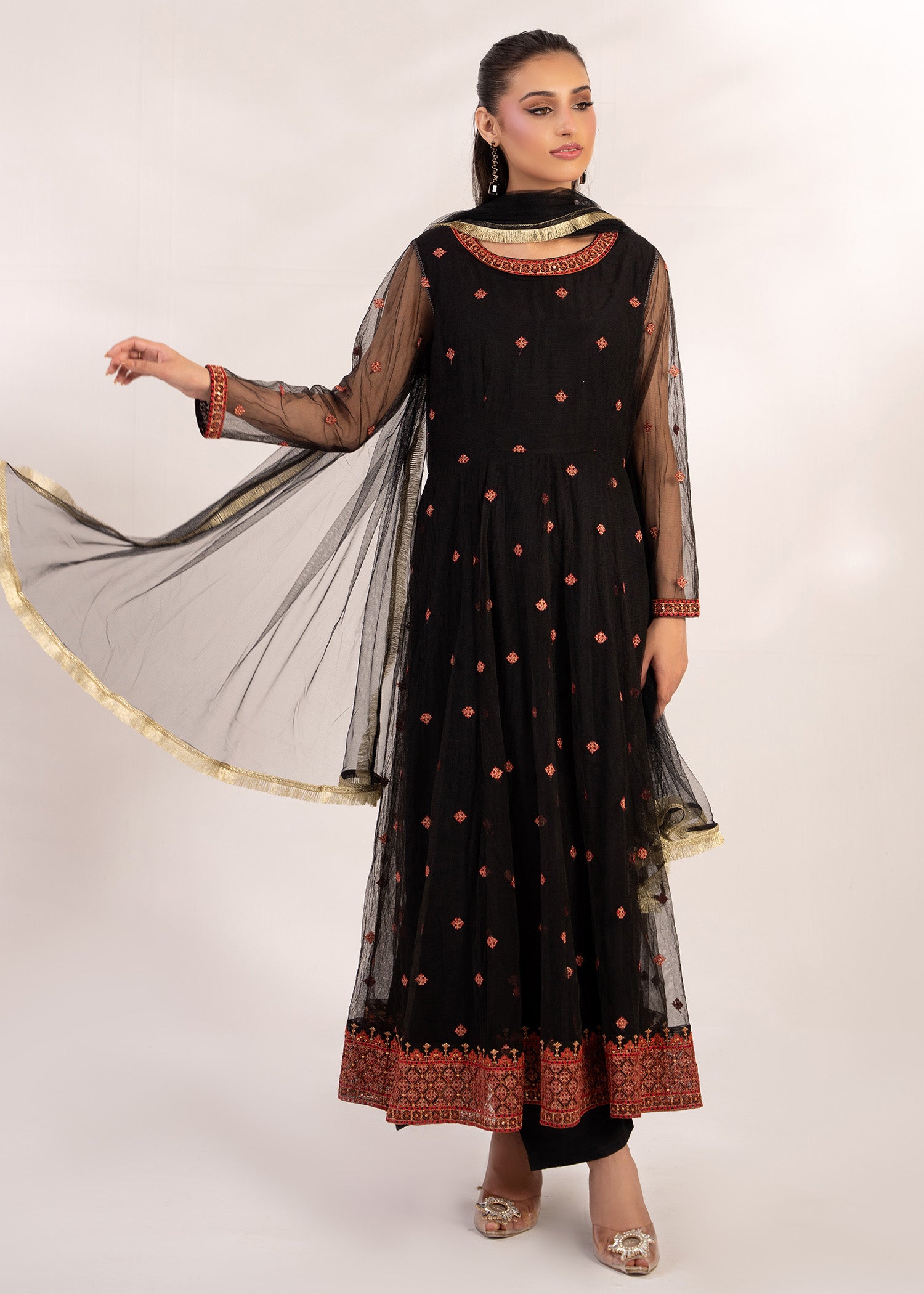 net Maxi in Black