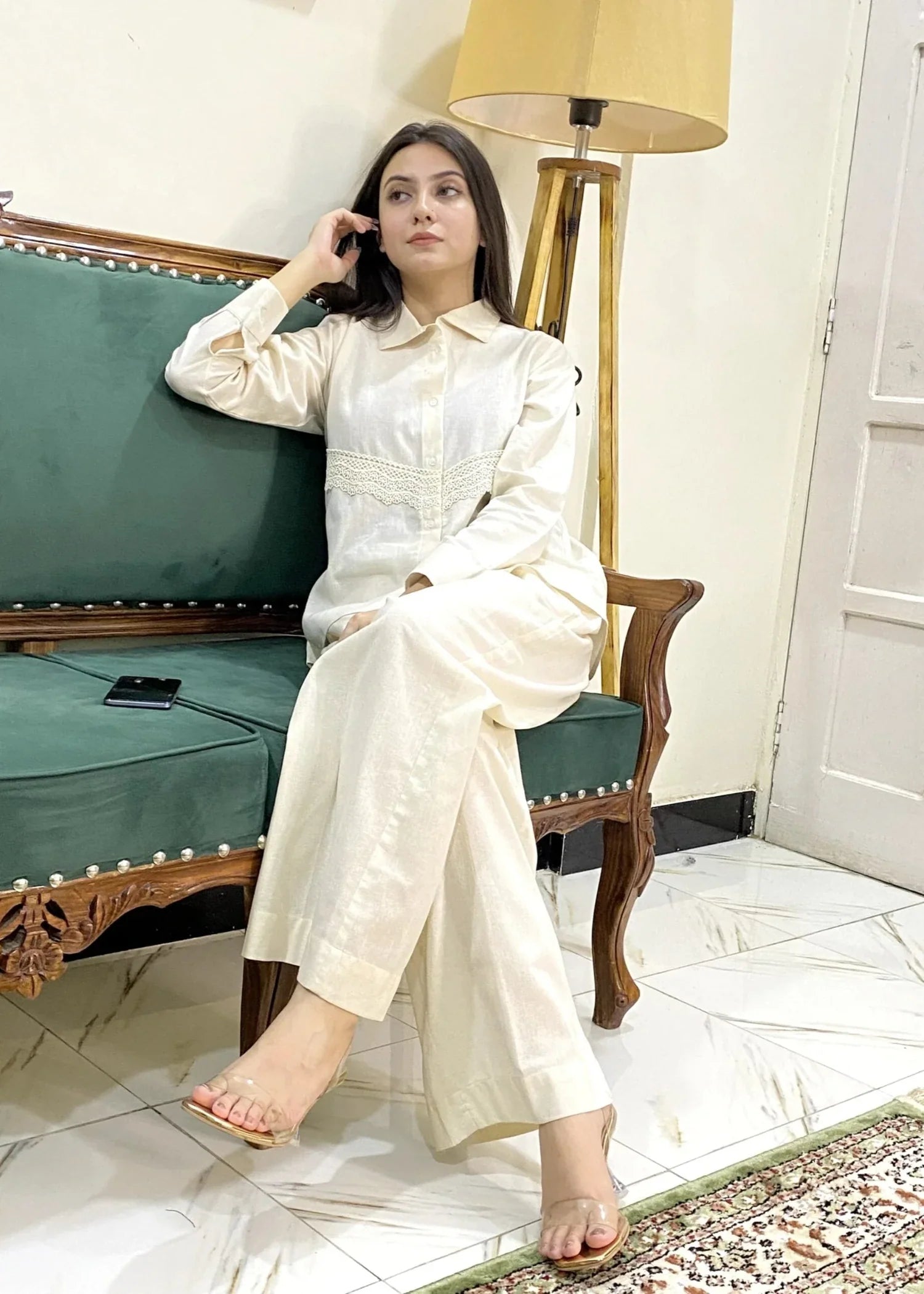 cotton Tunic in Cream