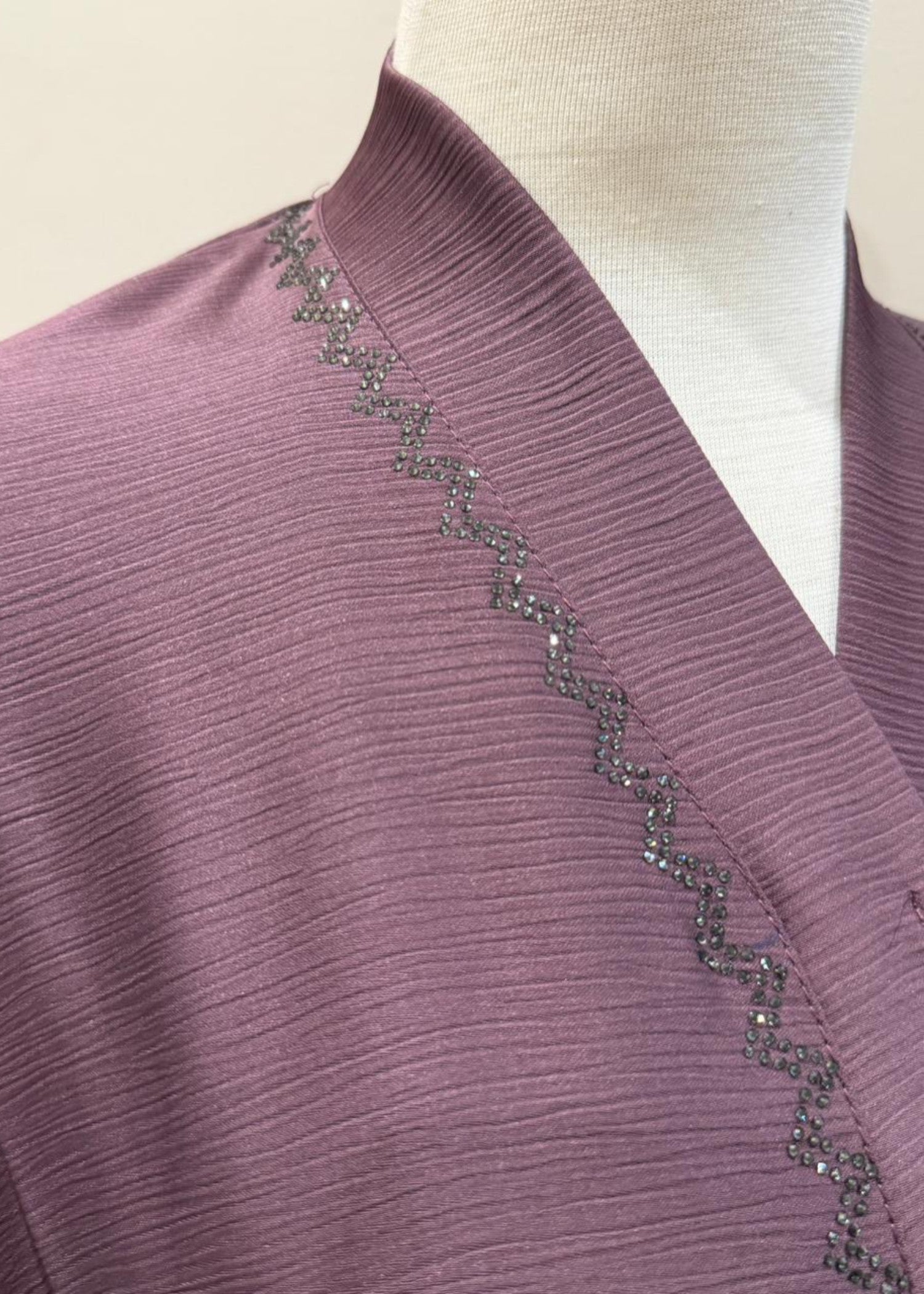 nidha blend Abaya in Heathered lilac