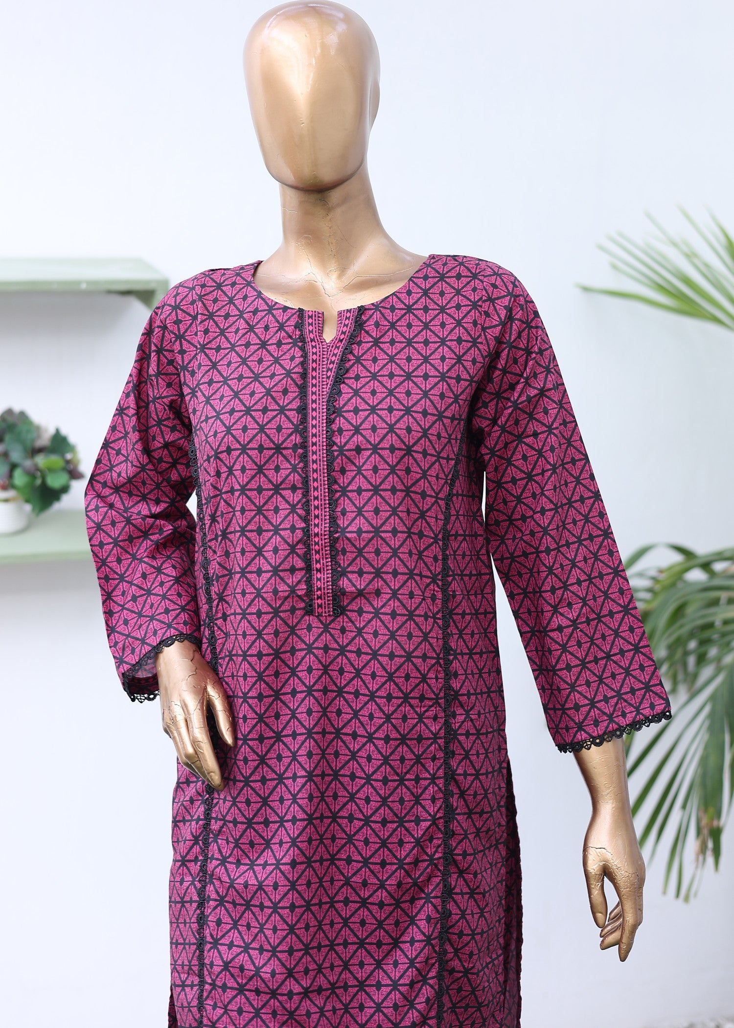 lawn Co Ord Sets in Magenta haze