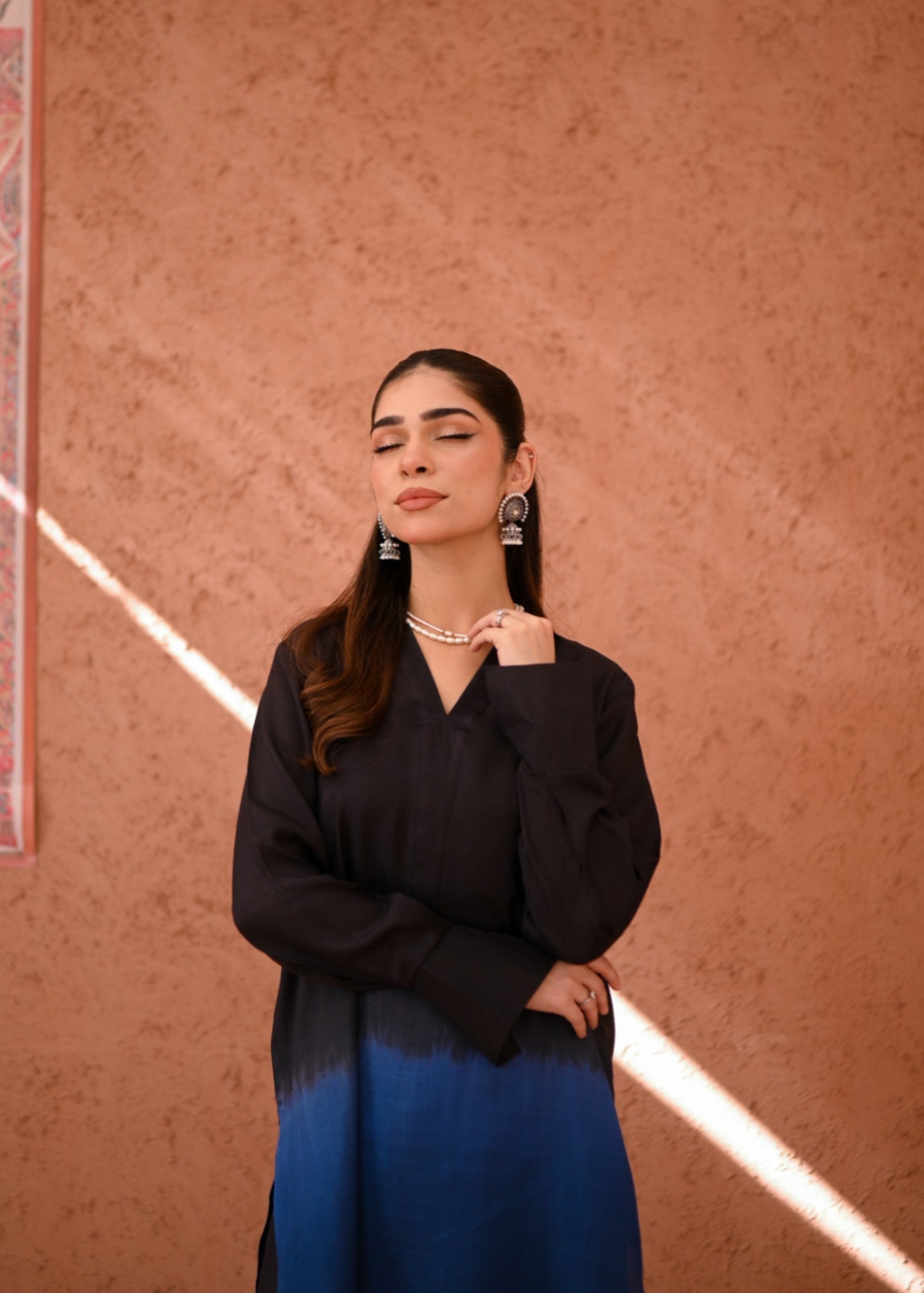 raw silk Co Ord Sets in Black