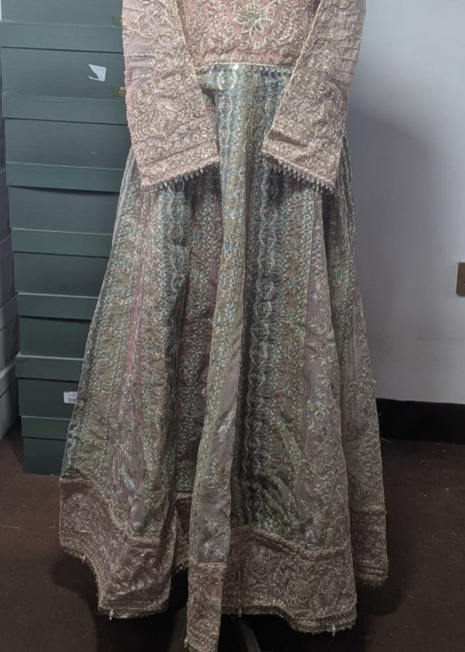 organza Maxi in Baby pink