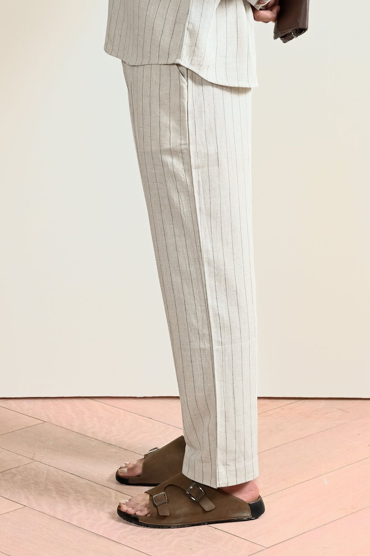 linen Pants in Off-white