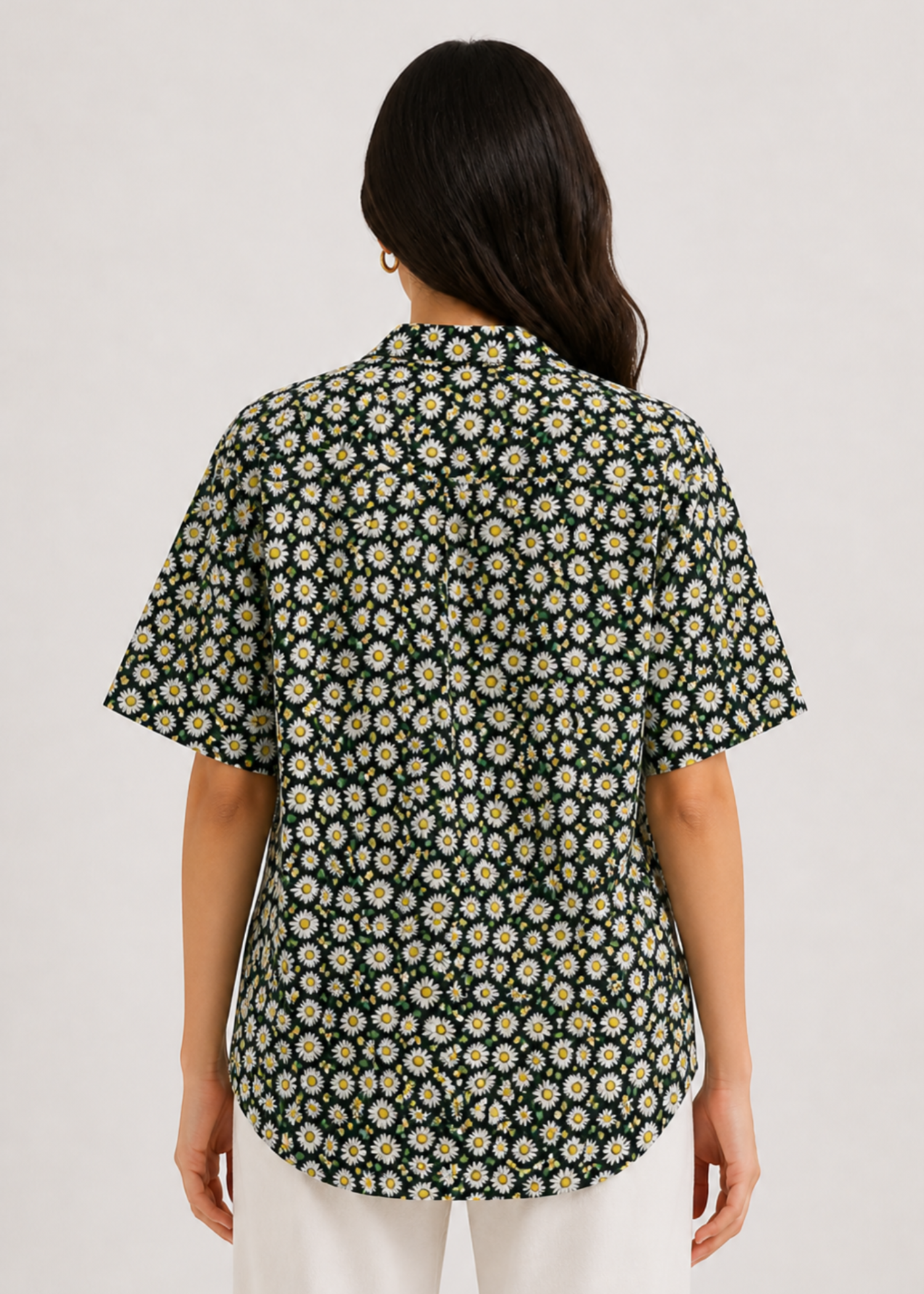 cotton Top in White, yellow, black