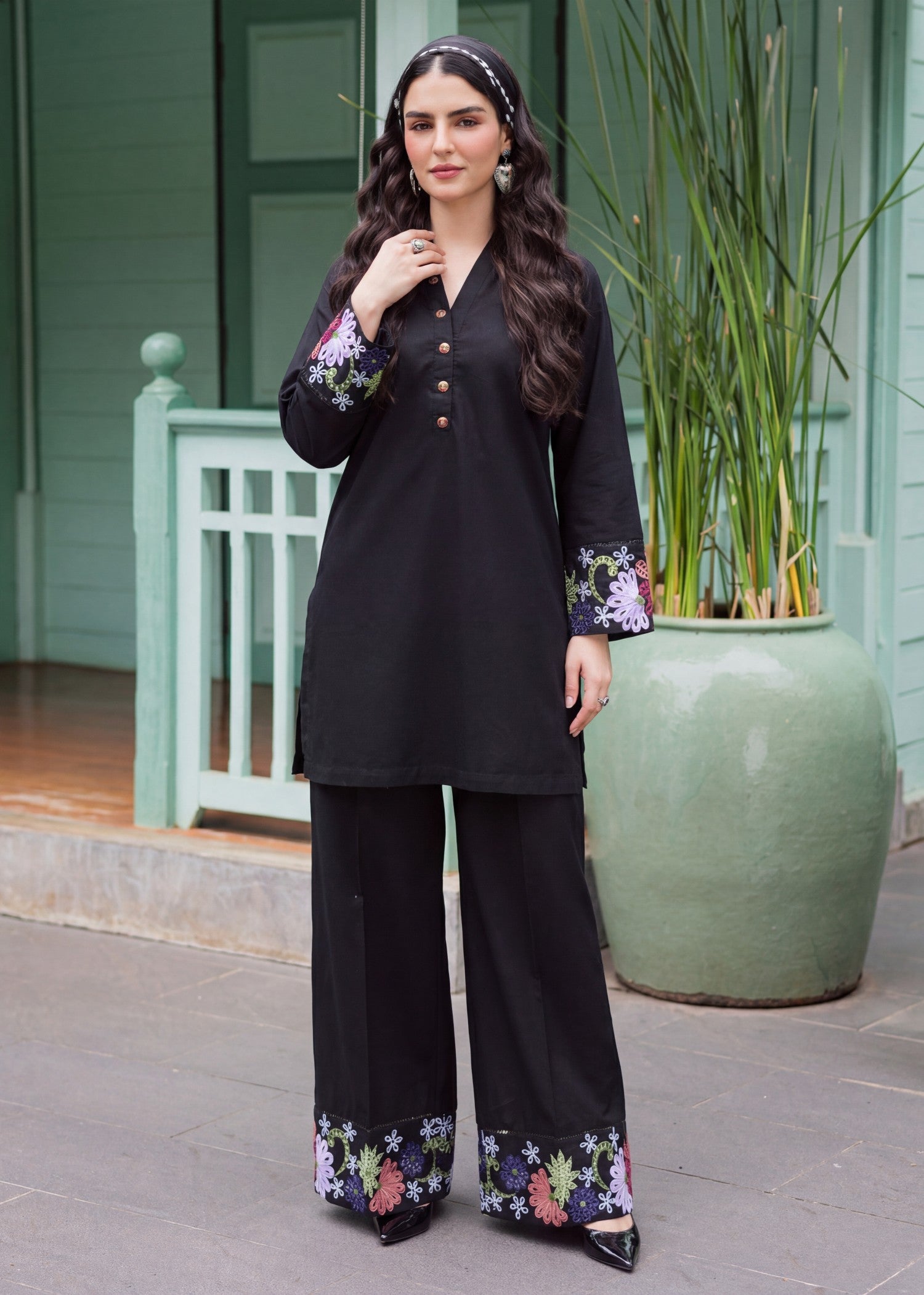 lawn Co Ord Sets in Black