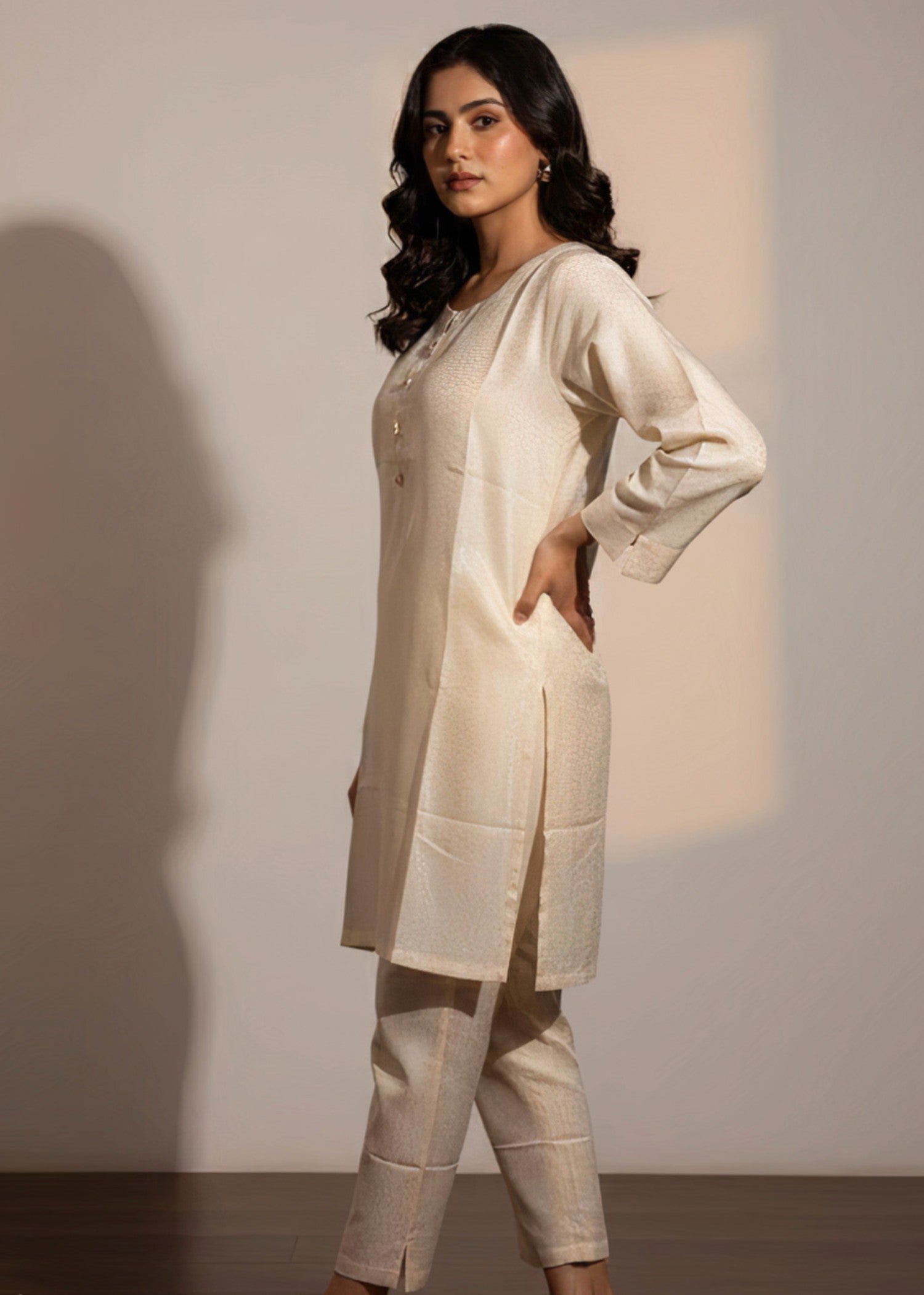 cotton Kurta Set in Cotton