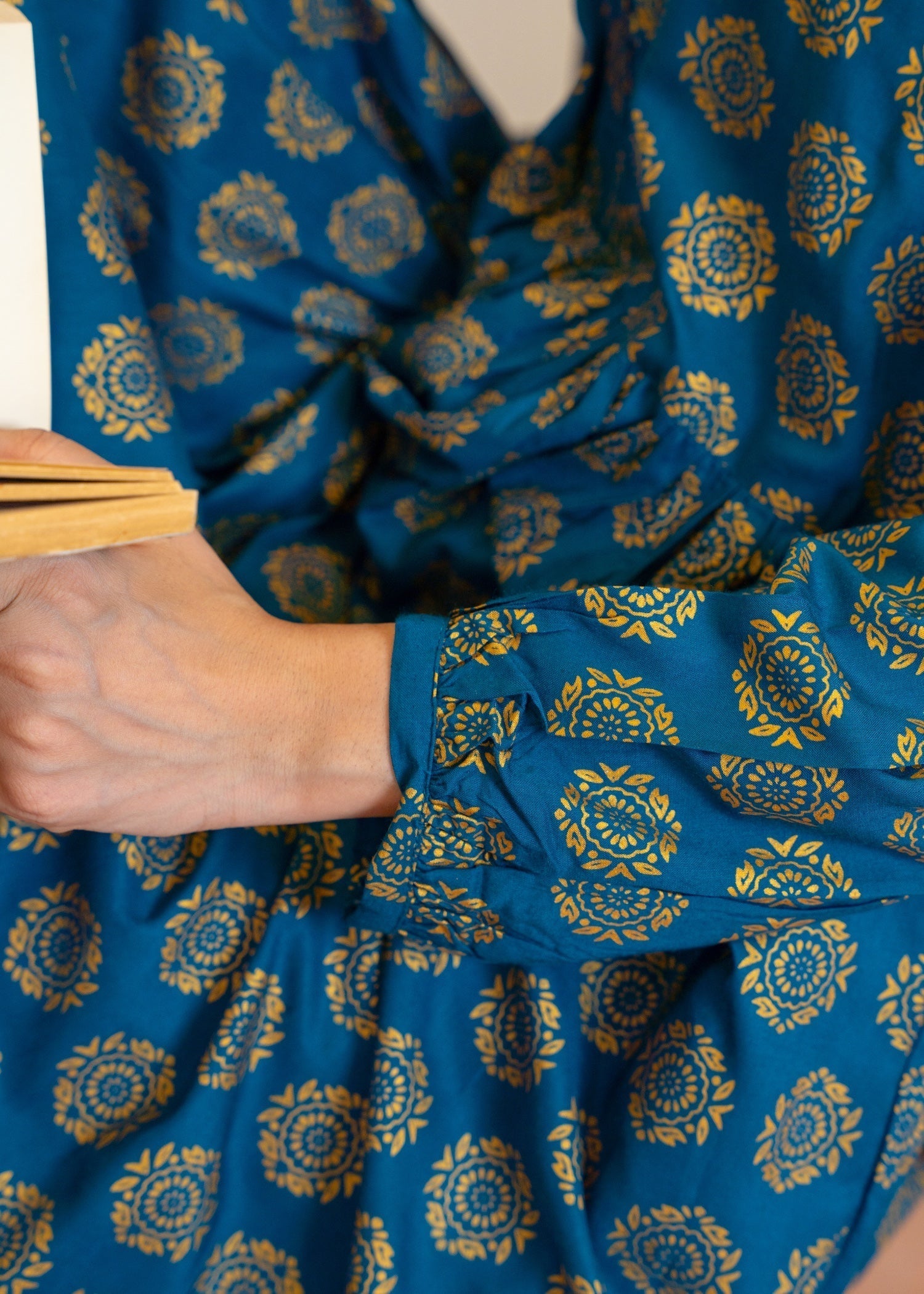 linen Maxi in Teal
