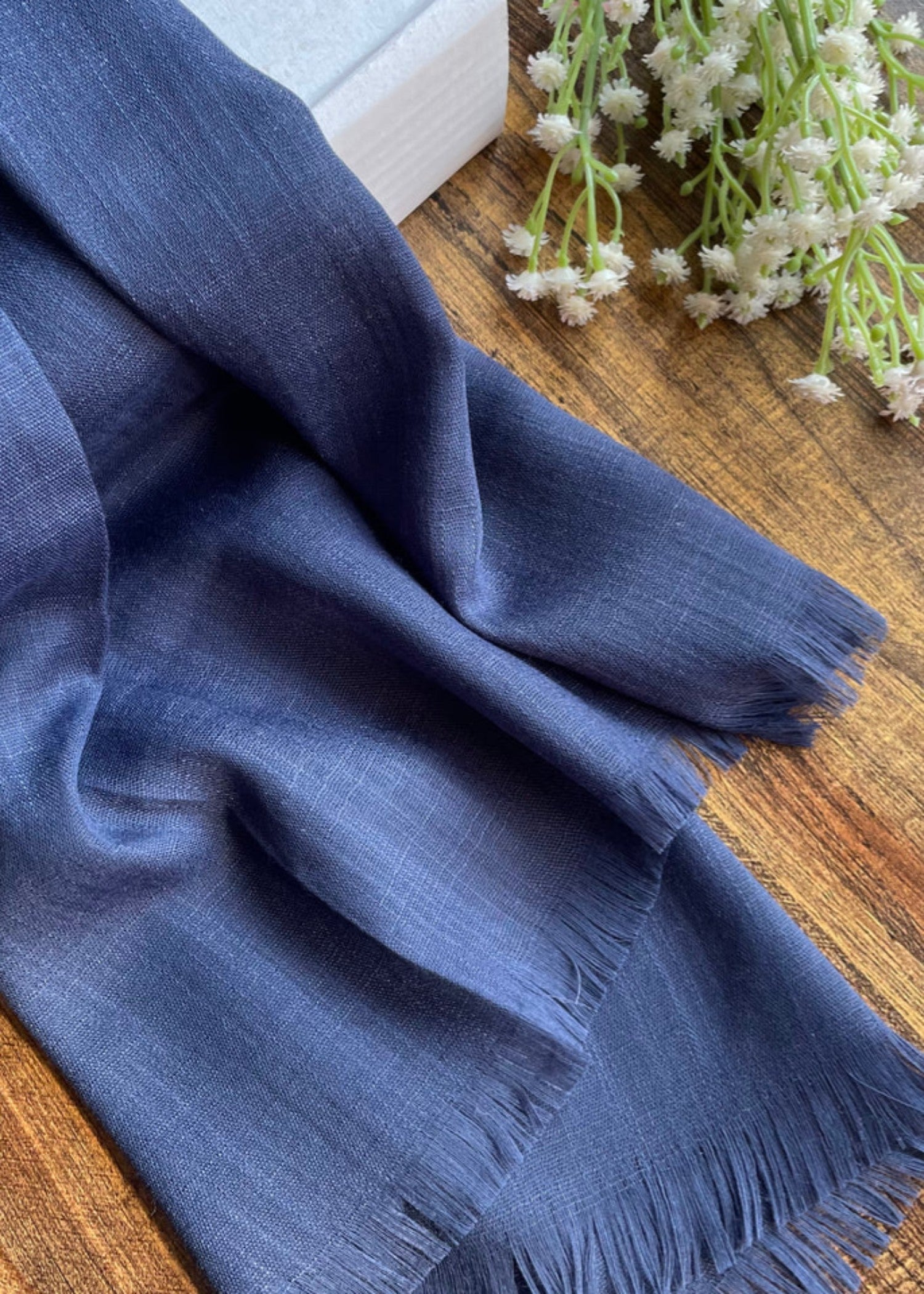 lawn Hijab in Navy blue