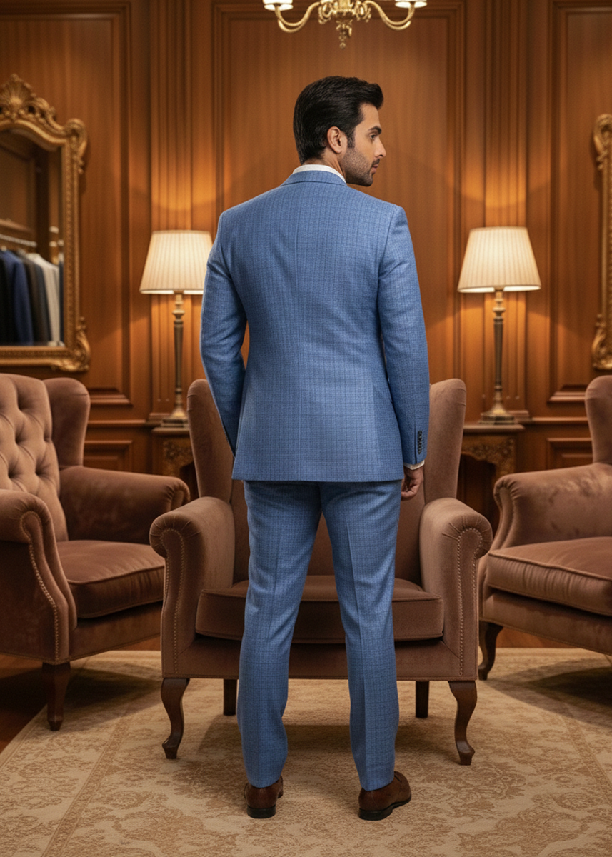 tropical Suits in Light blue