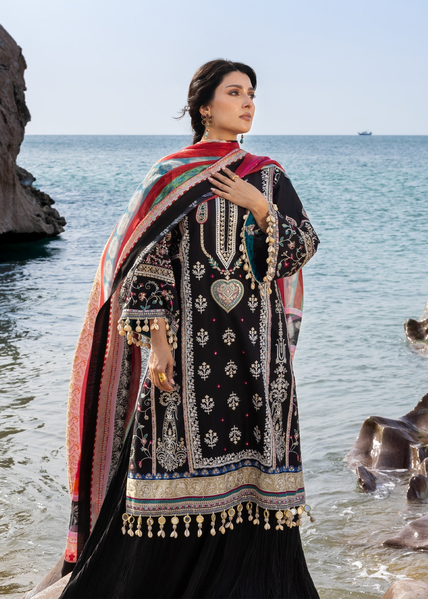 Festive Luxury Lawn – Kohl