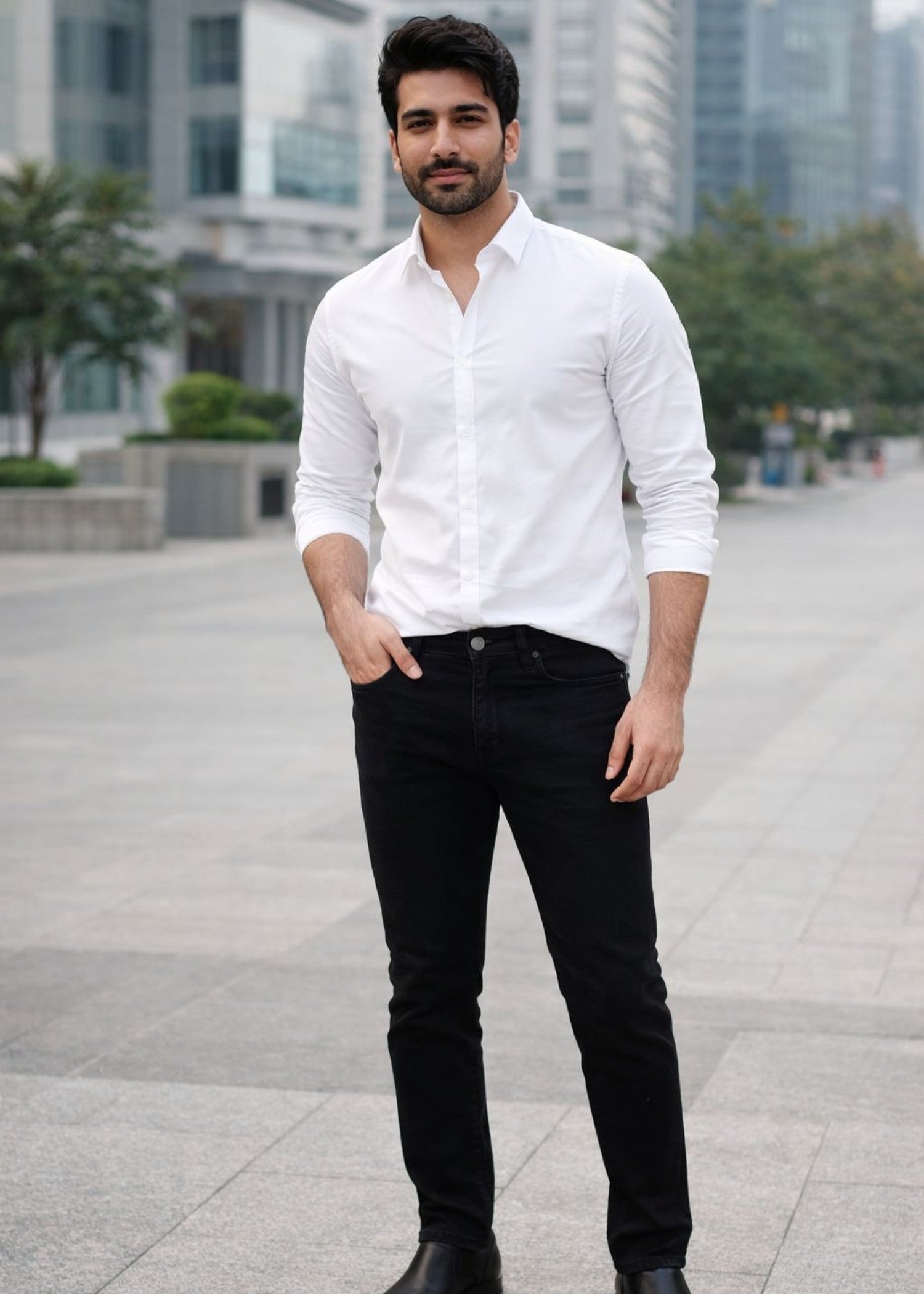 denim Pants in Black