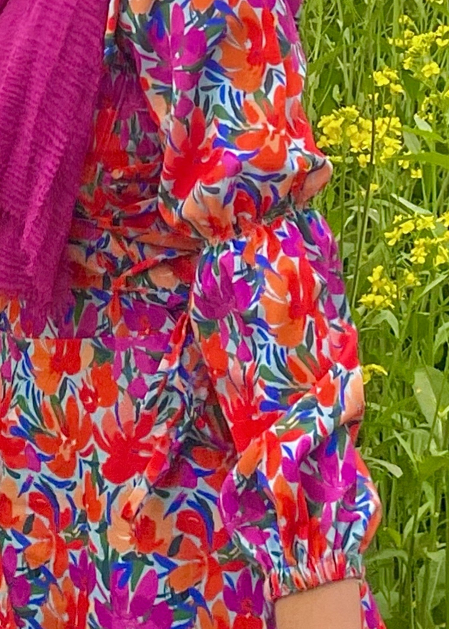 cotton viscose Dress in Multi