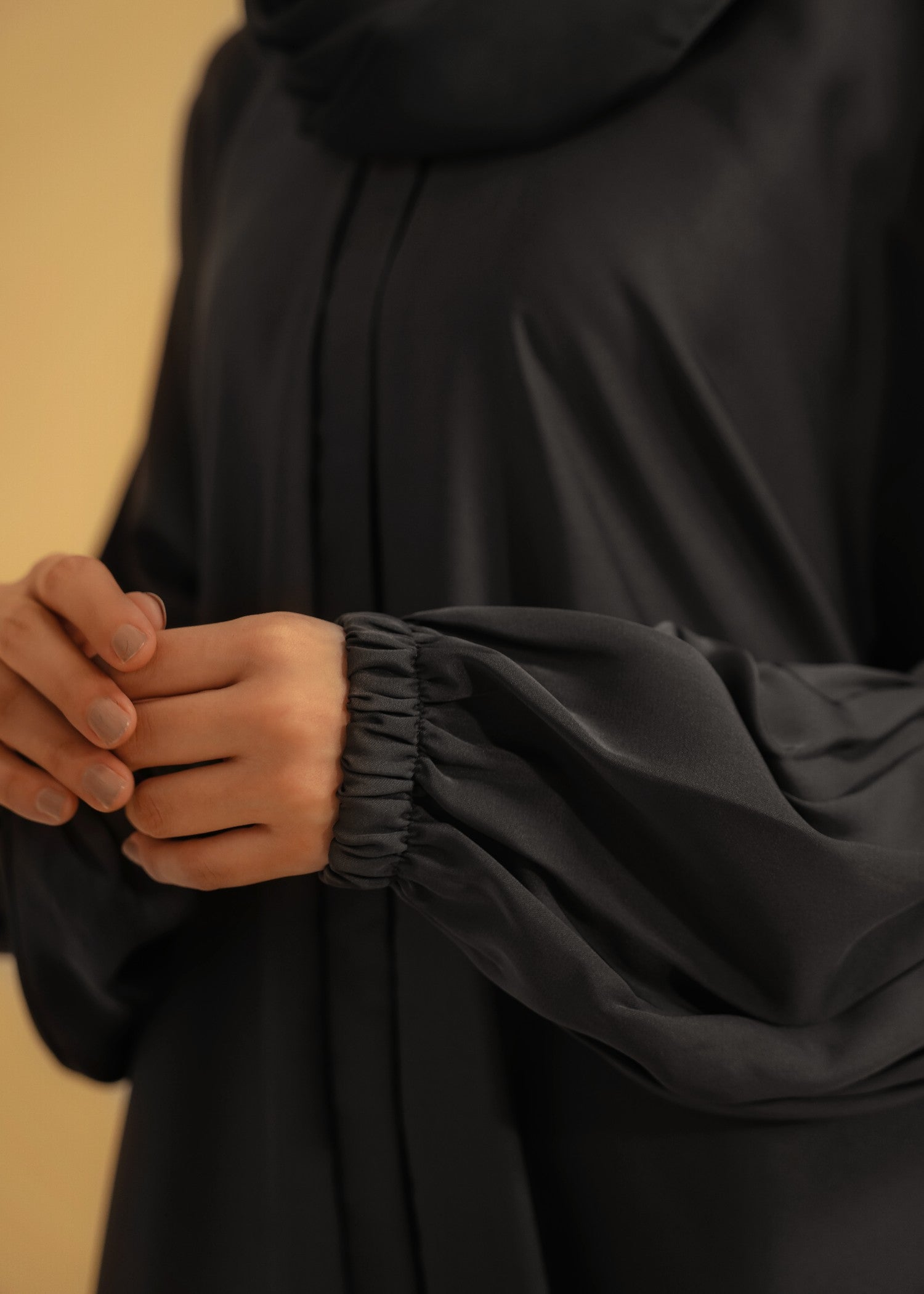 nidha Abaya in Graphite
