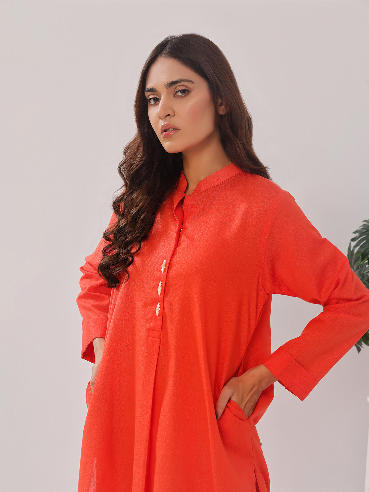 cotton Co Ord Sets in Pumpkin orange