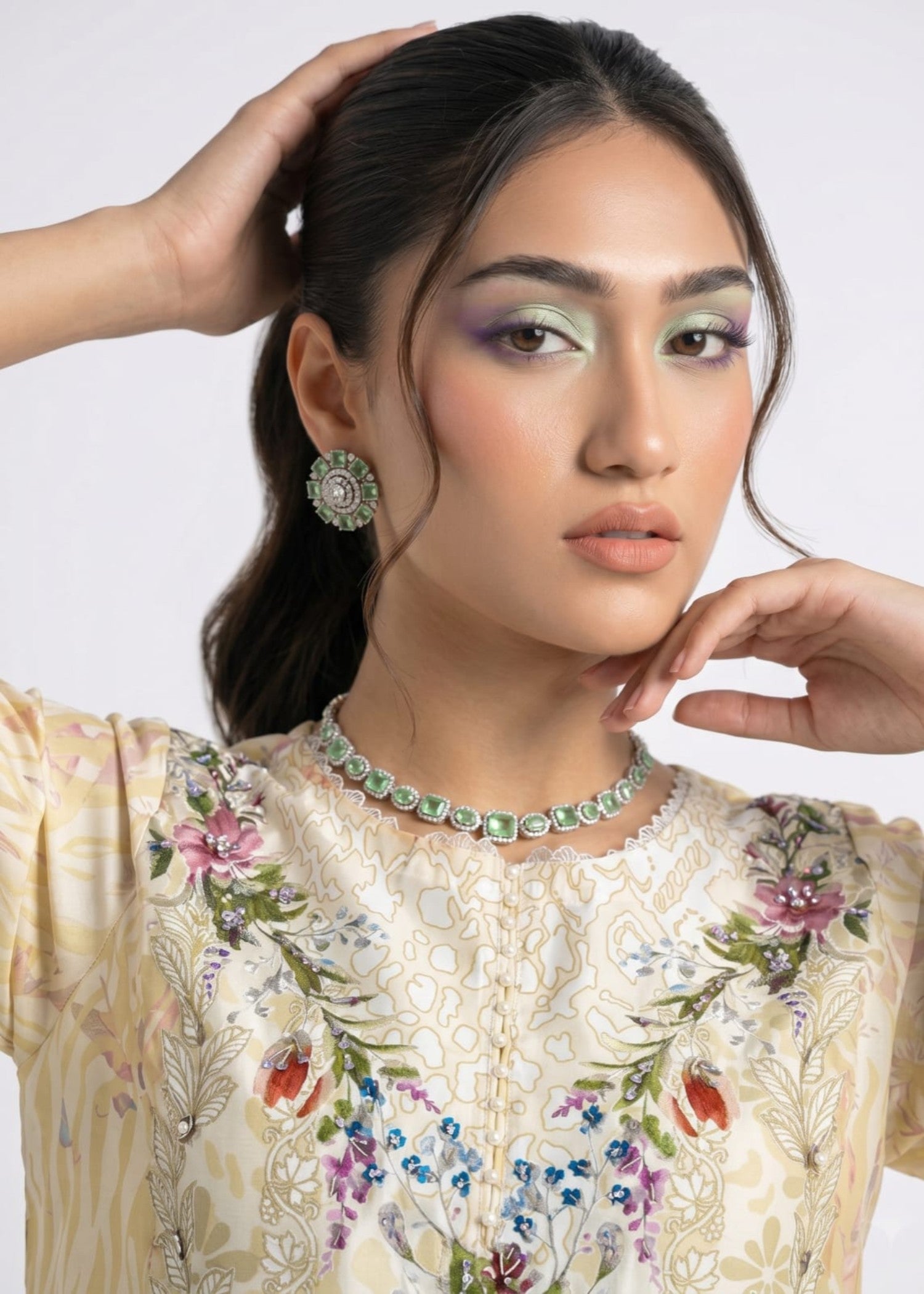 charmuse/shamooz Kurta Set in Buttercream