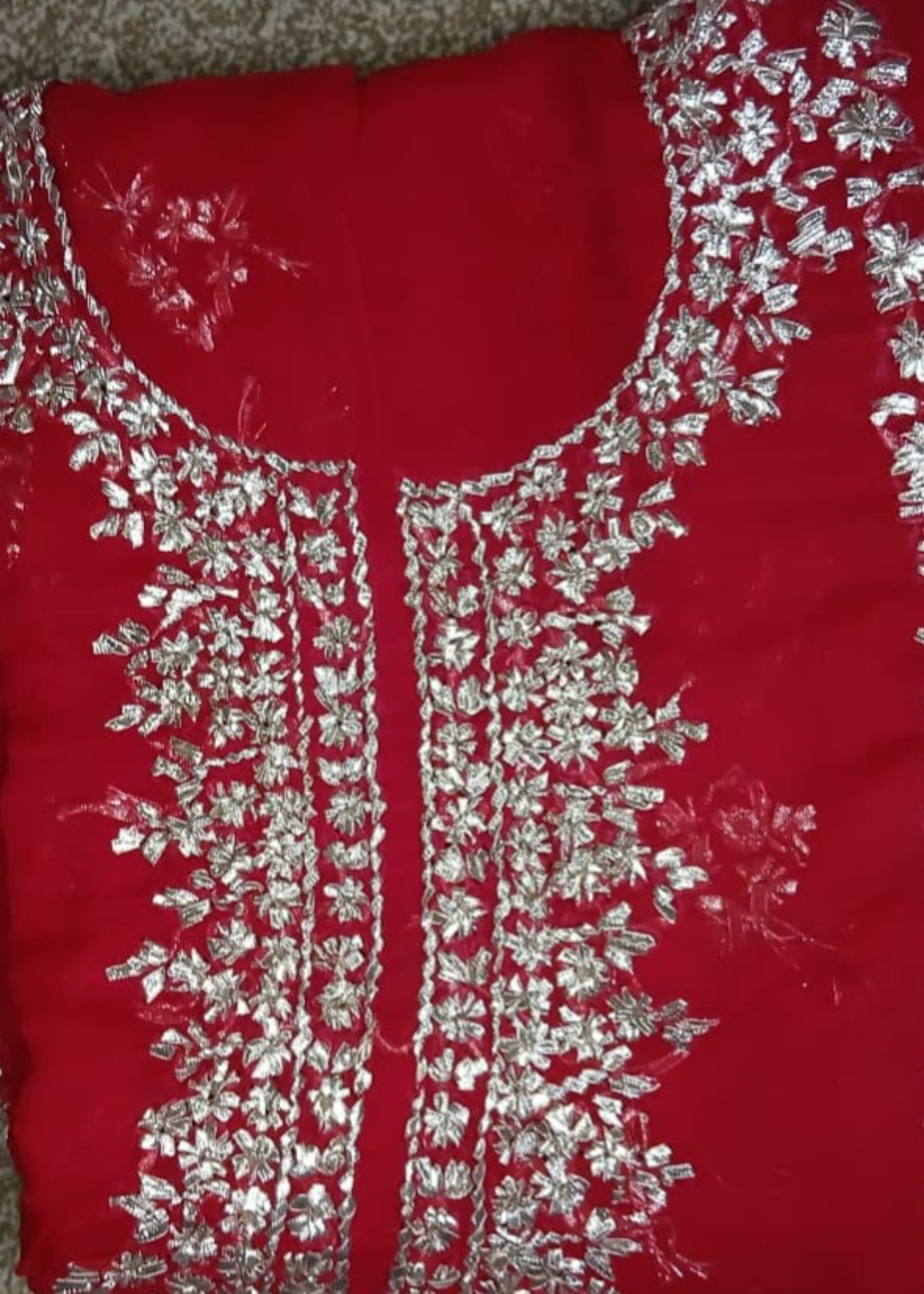 crinkle Unstitched in Venetian red