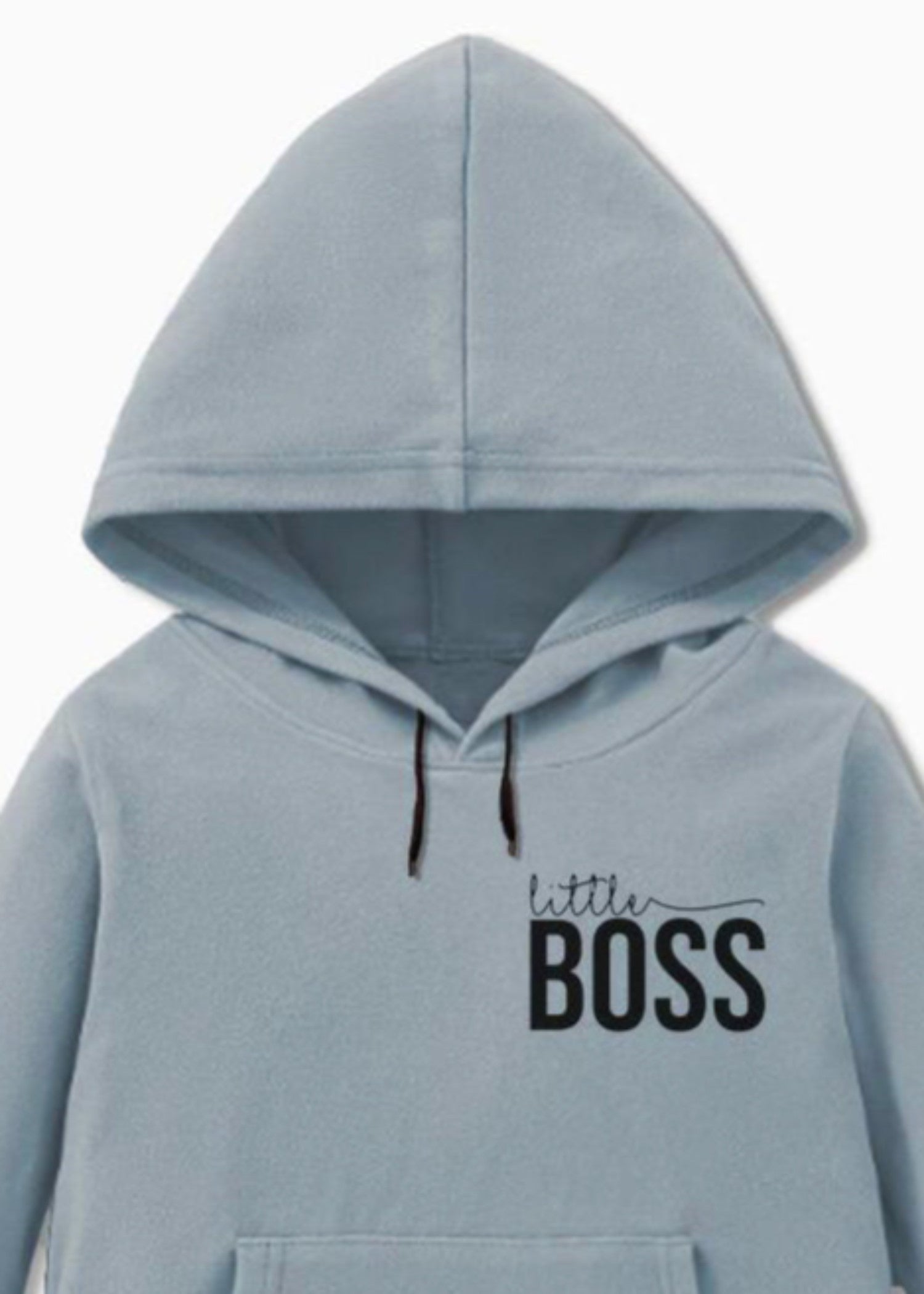 fleece Hoodie in Cool grey