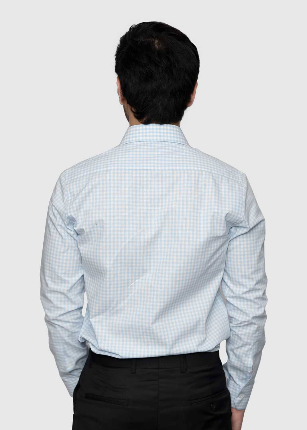 cotton Formal Shirt in Light blue