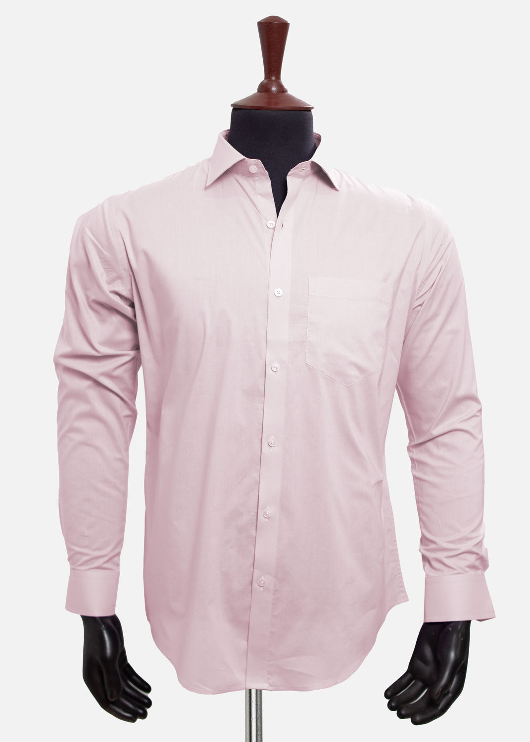cotton Formal Shirt in Pastel pink