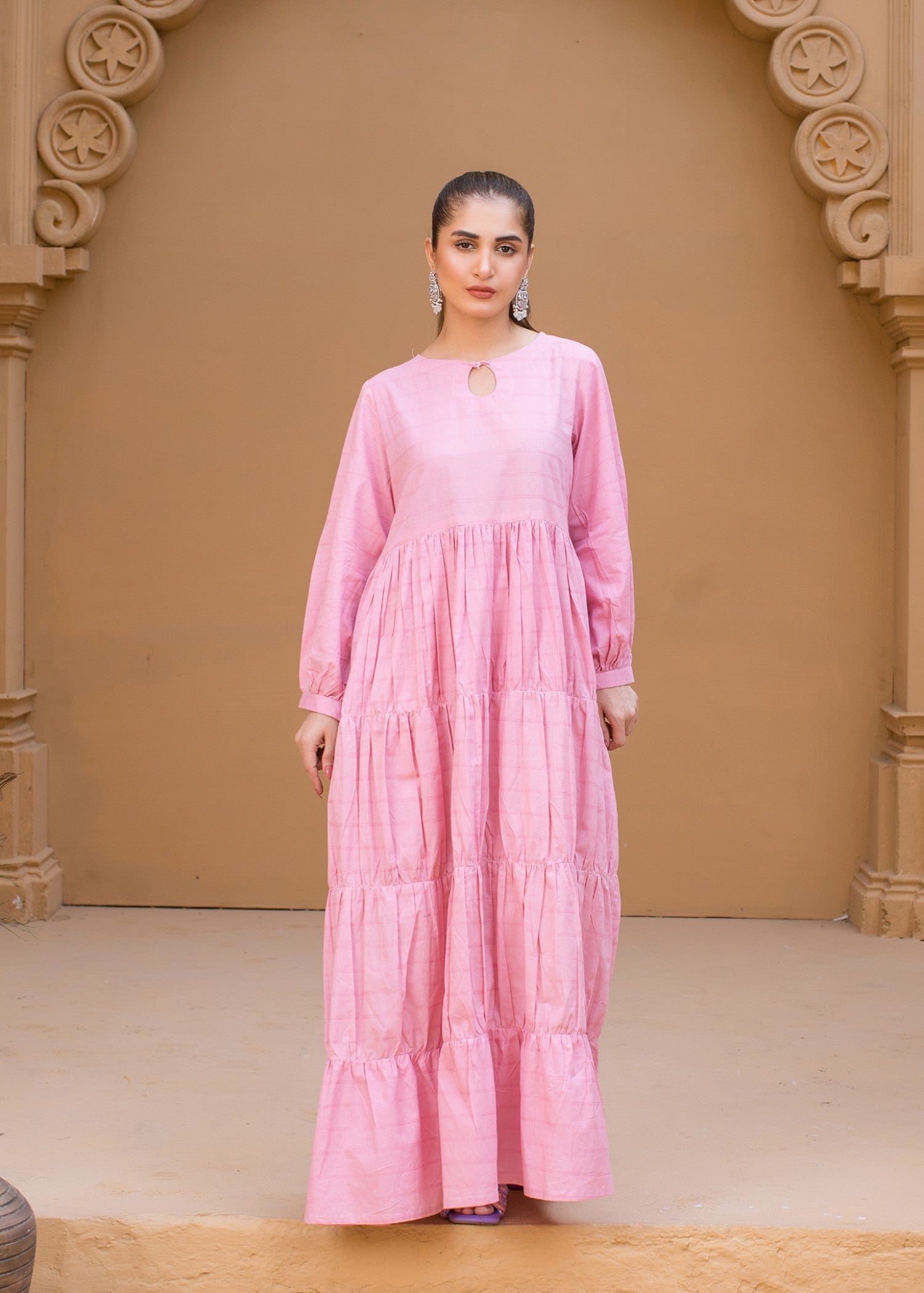 cotton Maxi in Pink