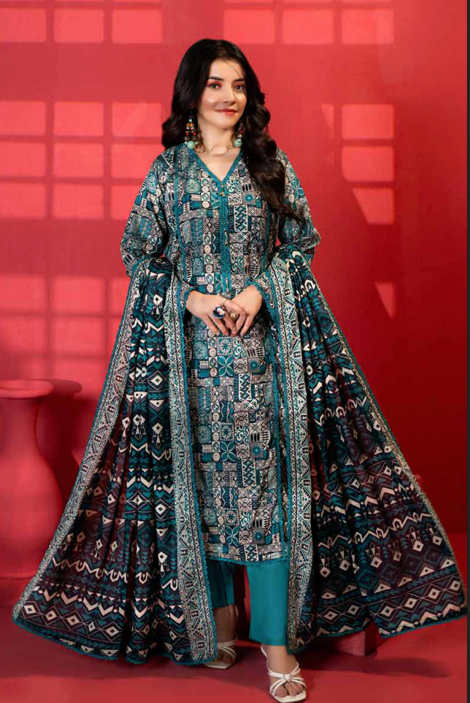 Printed Summer Lawn Drop 15 – 4