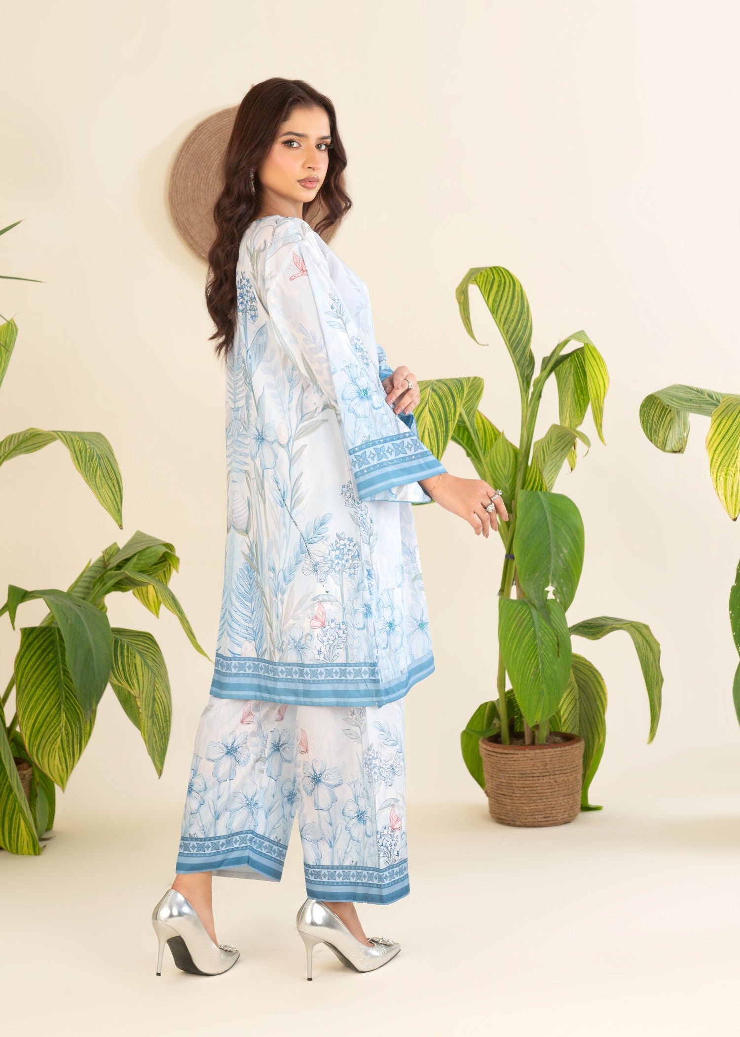 silk Co Ord Sets in White