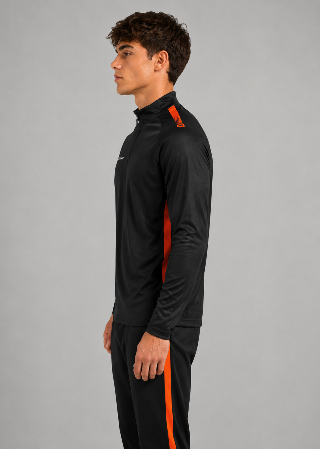 polyester T Shirt in Black by FLO