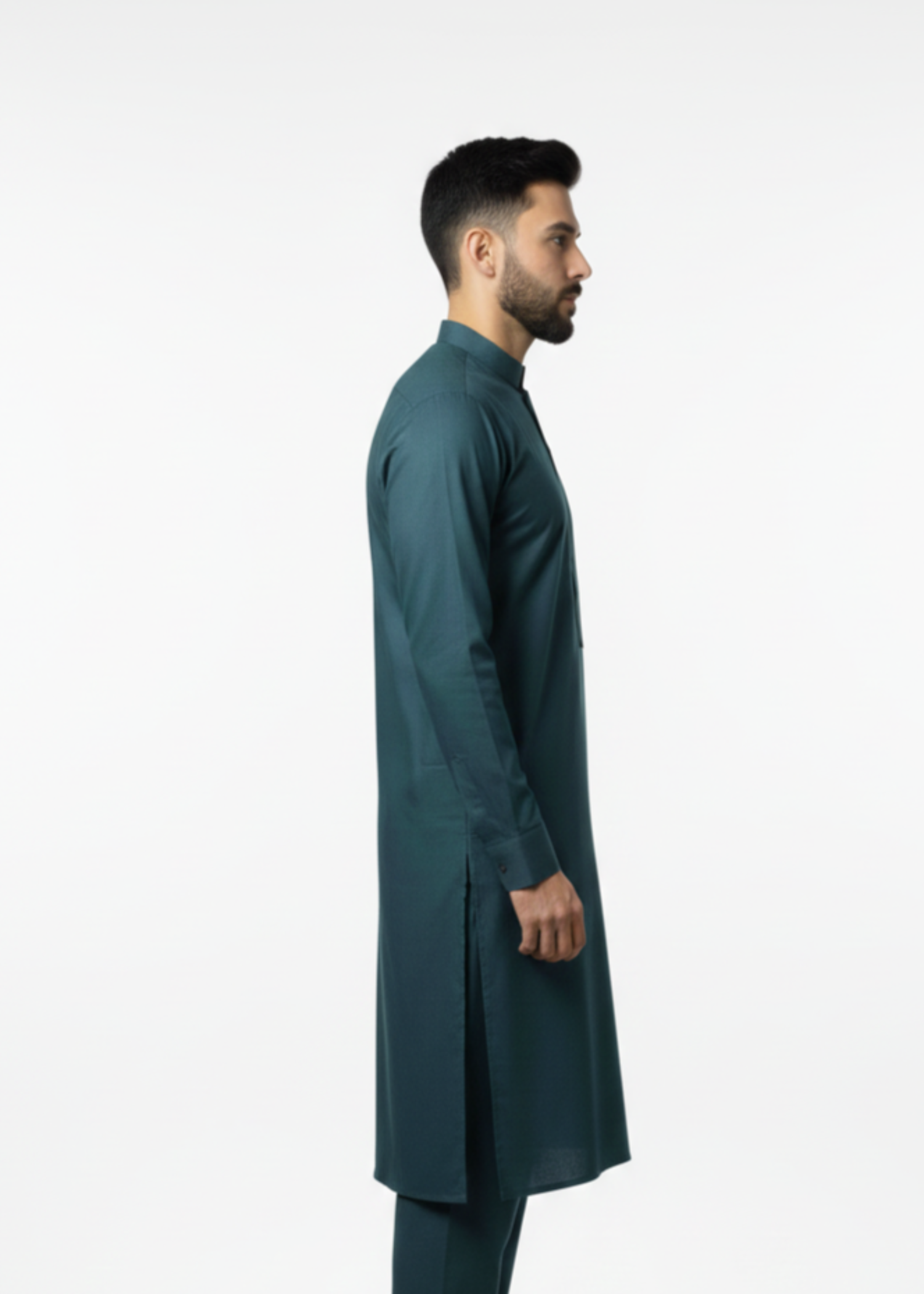 wash & wear Shalwar Kameez in Teal by Dot N Dot
