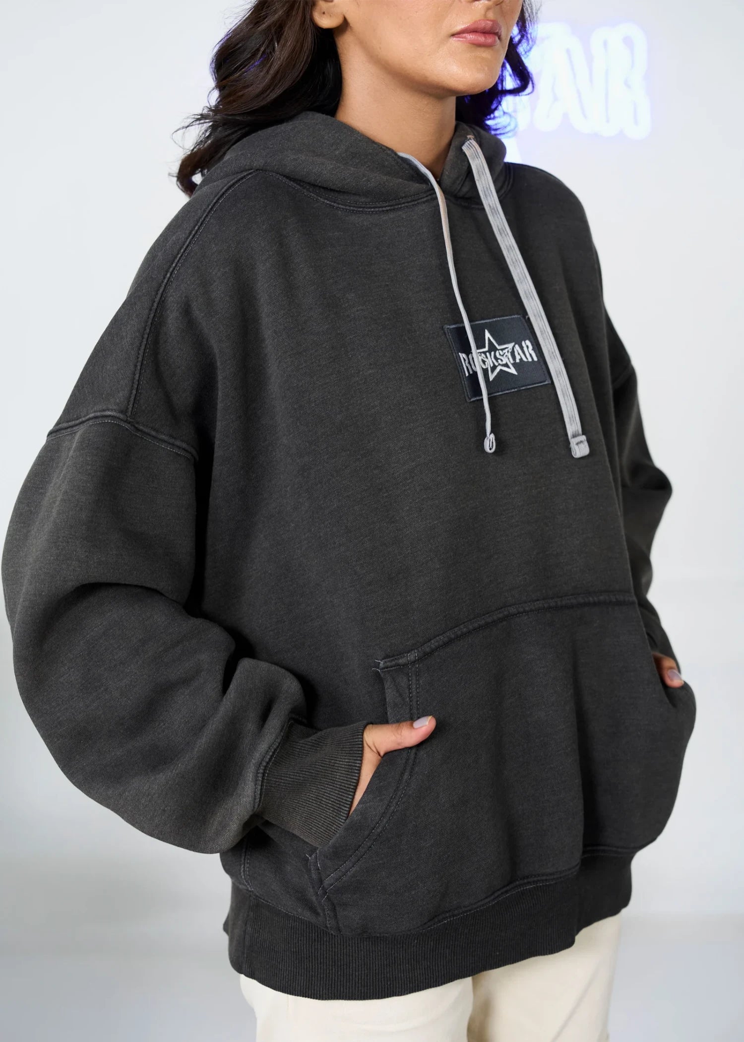 terry Hoodie in Charcoal
