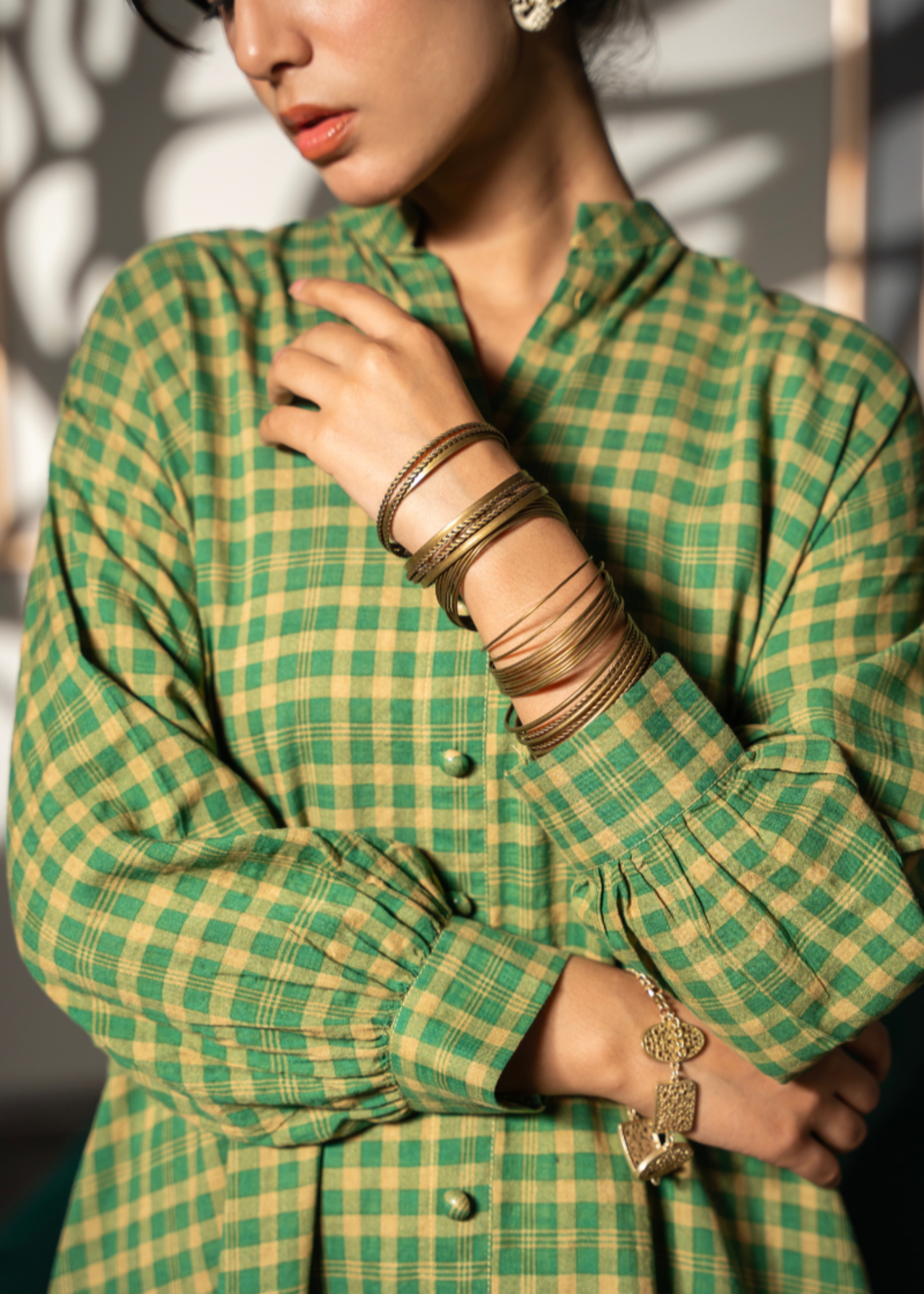 lawn Tunic in Herb green