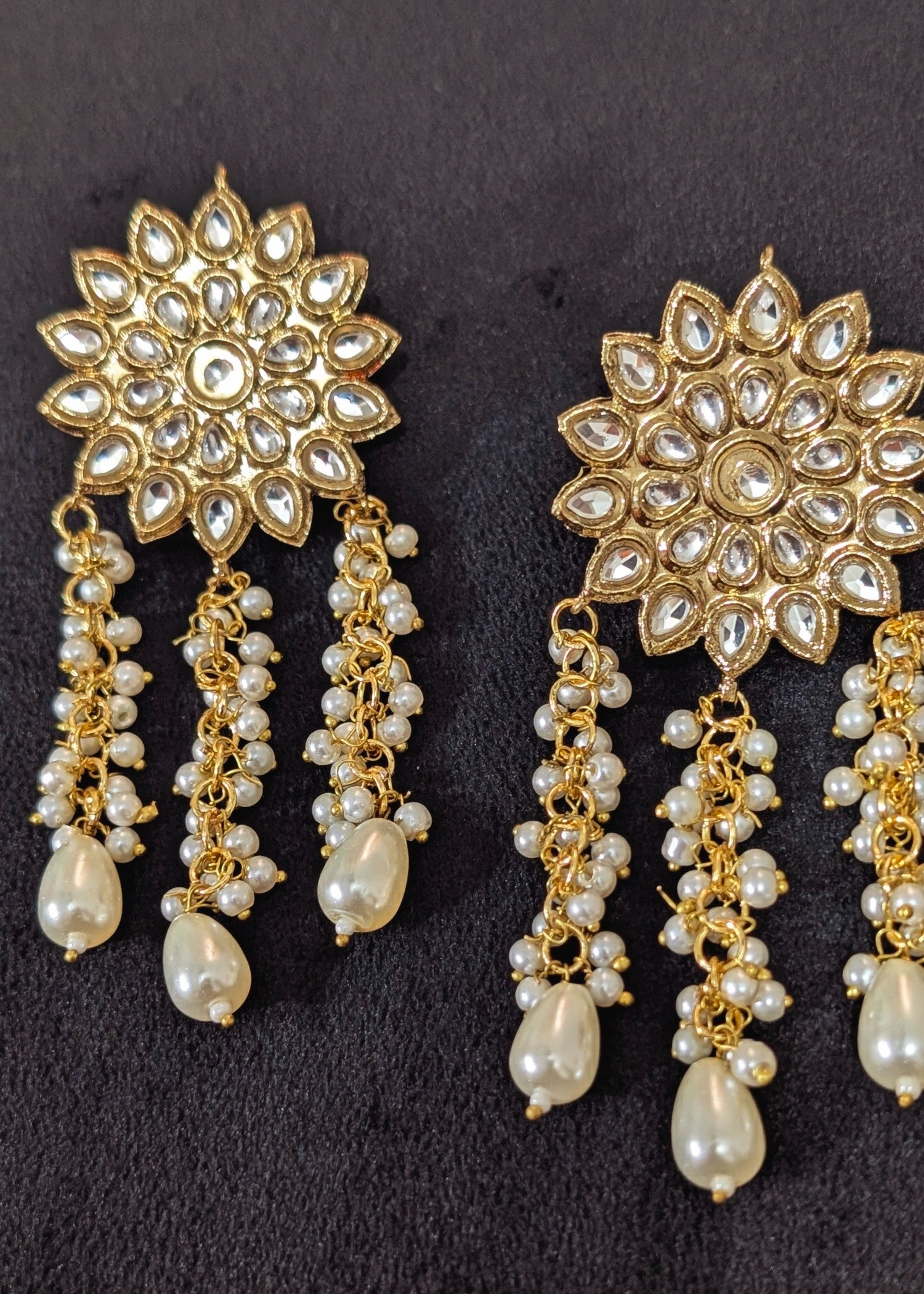 Earrings in Copper Color by - Trendy Women Earrings OPD2292