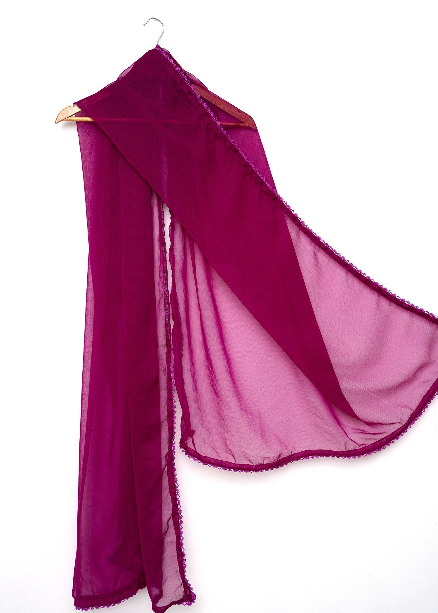 Dupatta in Magenta haze