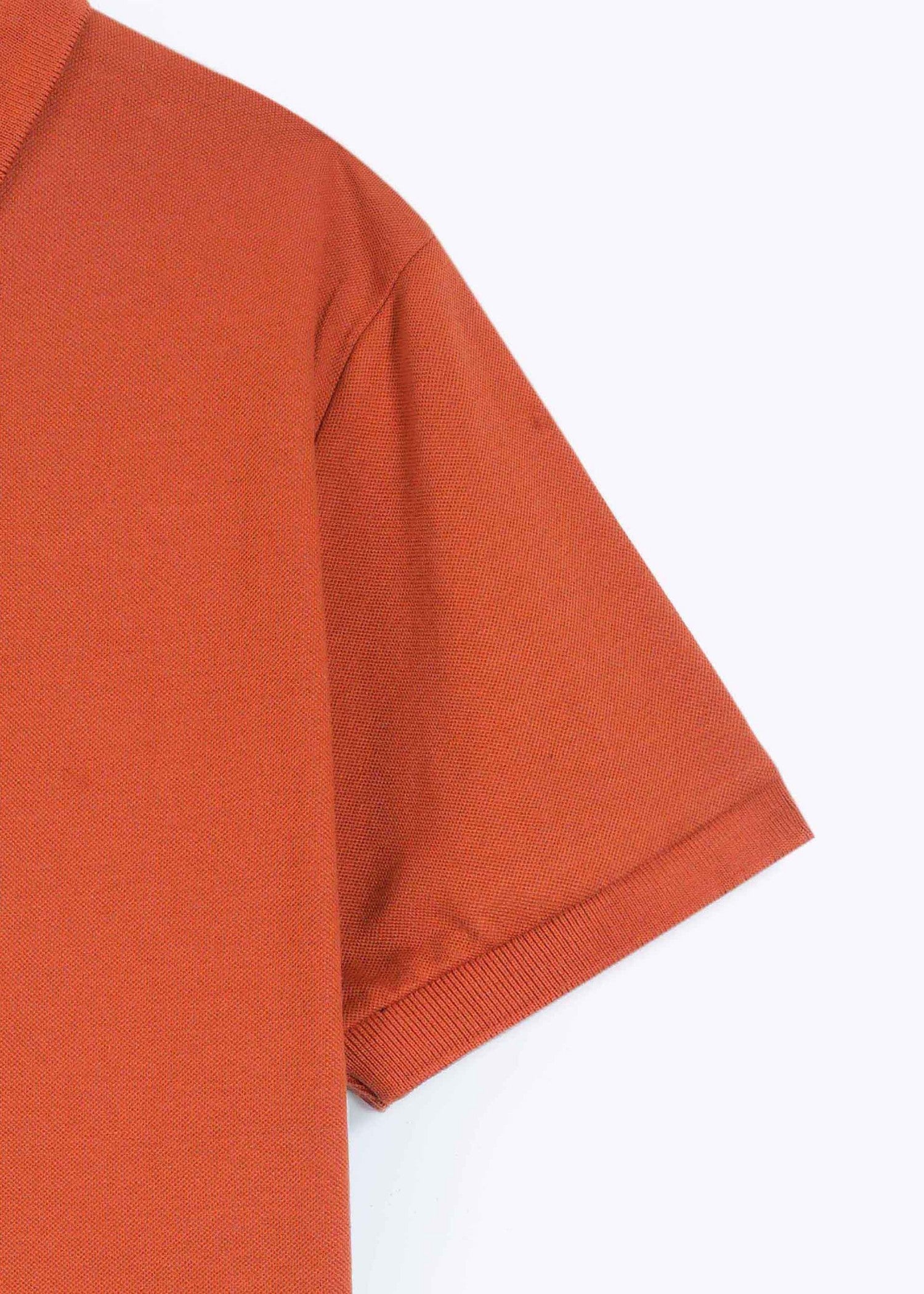 cotton Polo Shirt in Rust orange by Code