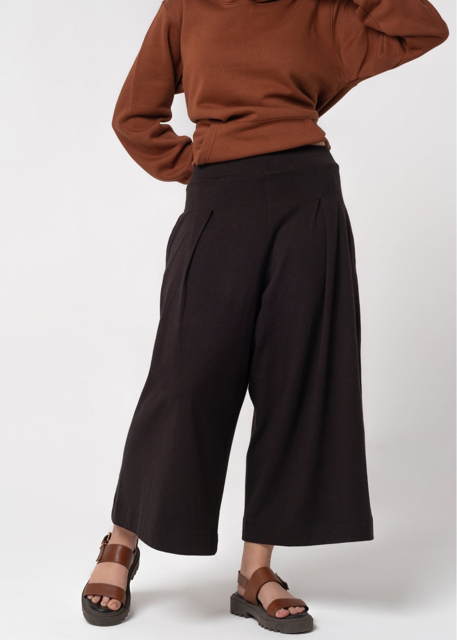 fleece Trousers in Black
