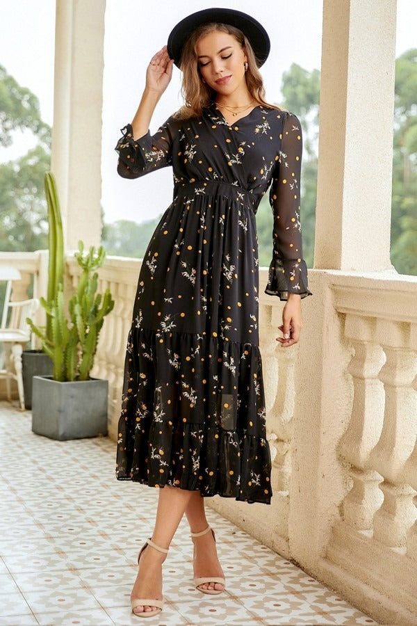 net Dress in Black