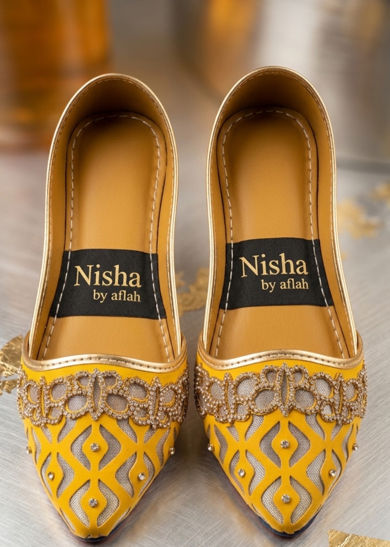 Pumps in Yellow-orange by - High Quality Women Pumps KHO8488