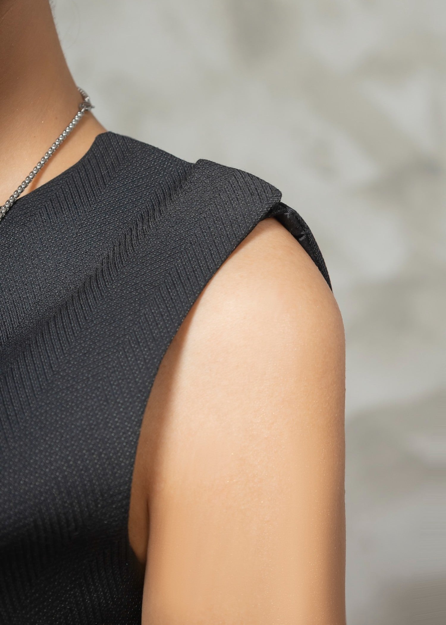 herringbone Co Ord Sets in Jet black
