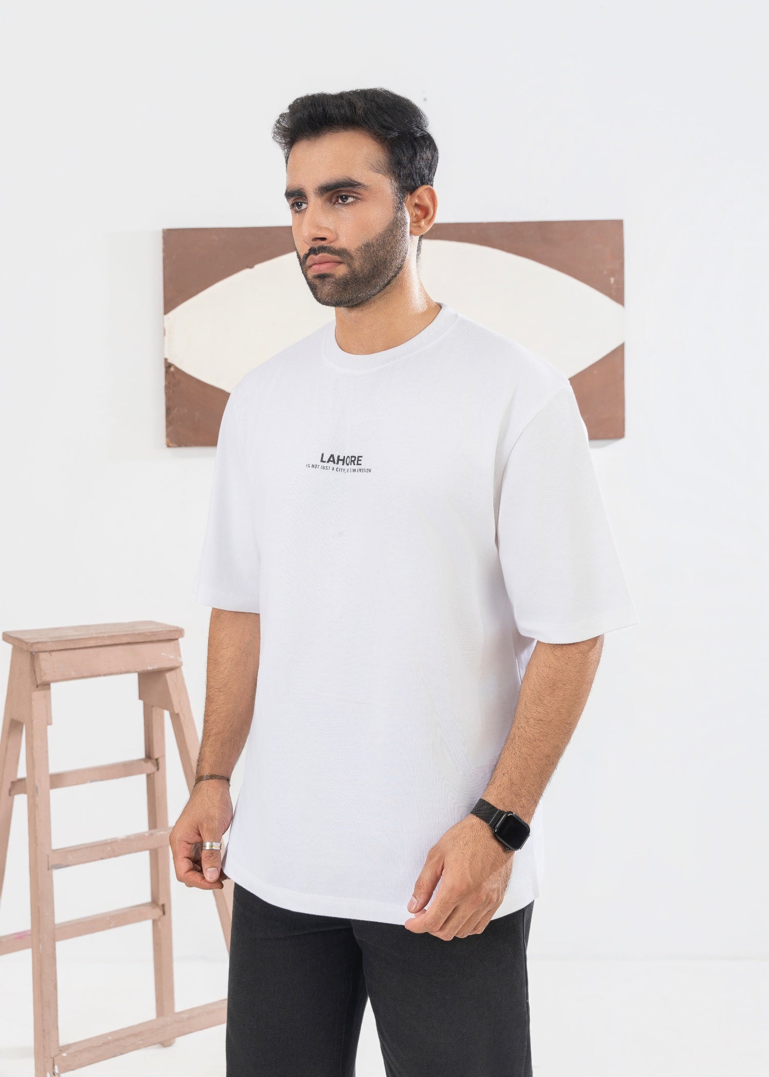 cotton jersey T Shirt in White by Sapretbysaba